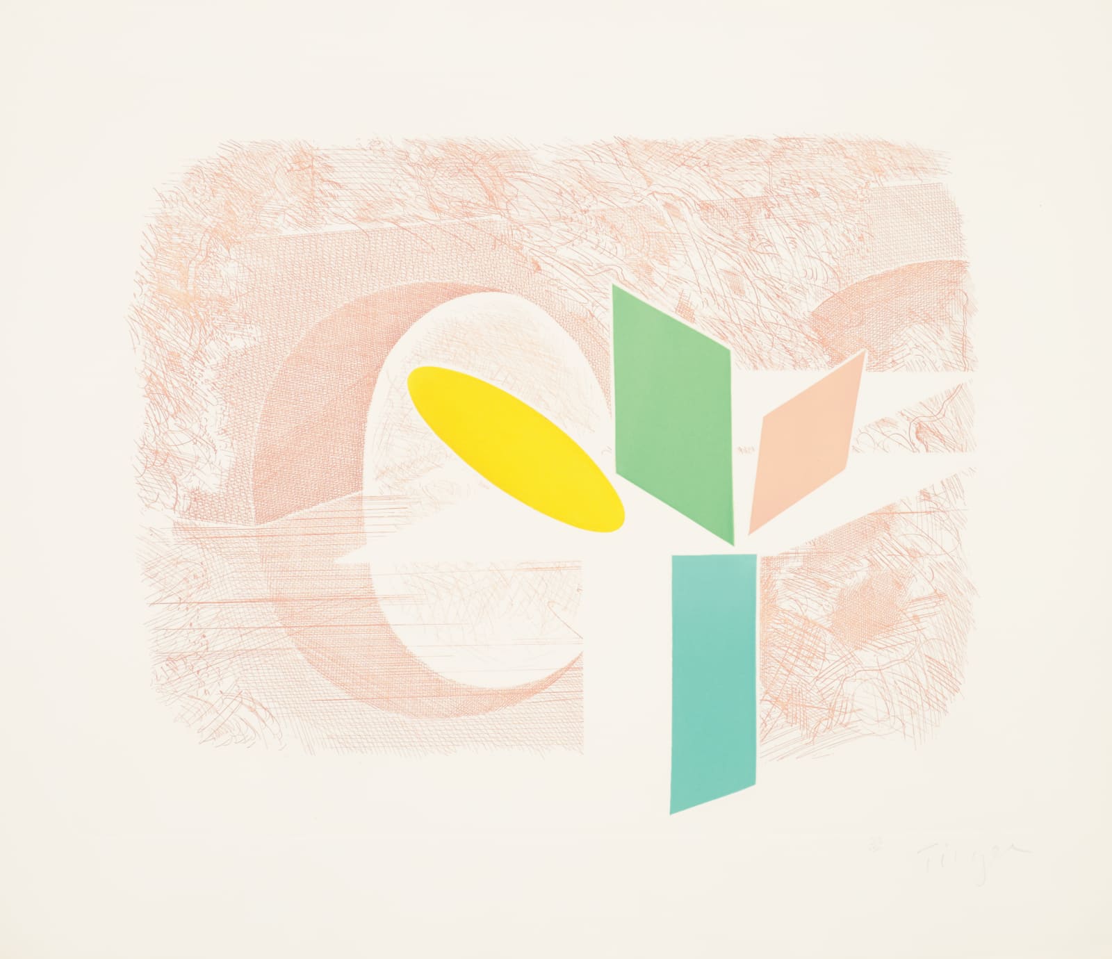 William Tillyer, Thorneywaite - Living by the Esk XI, 1983