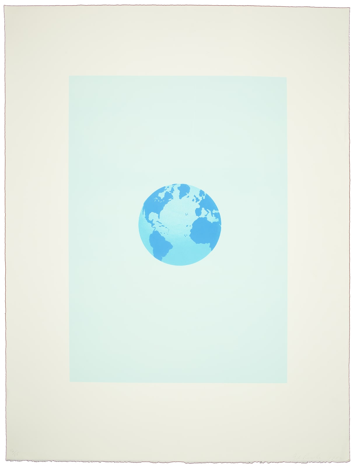 Ed Ruscha, The World and its Surroundings, 1982