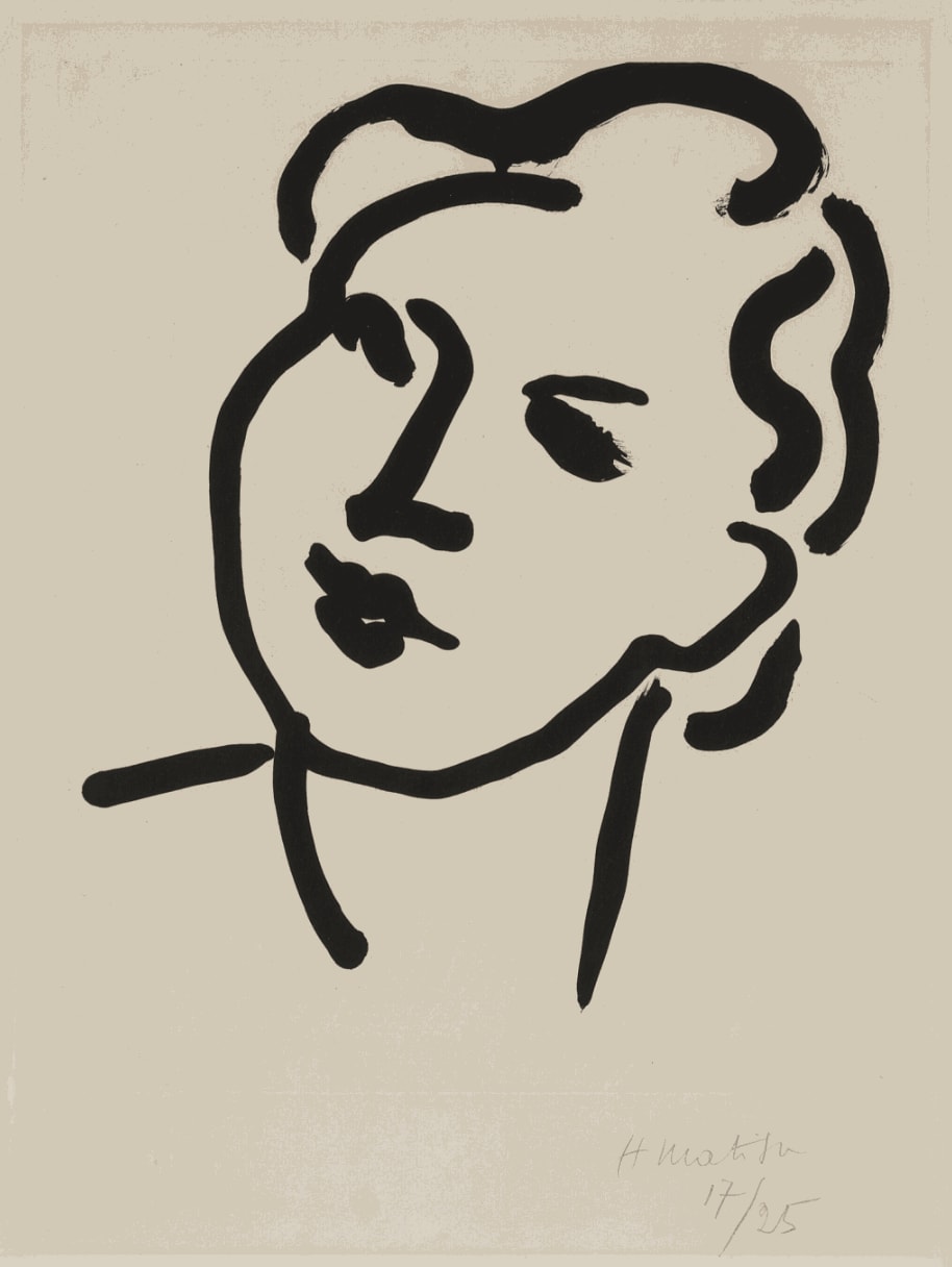 Henri Matisse, Nadia au visage rond, 1948