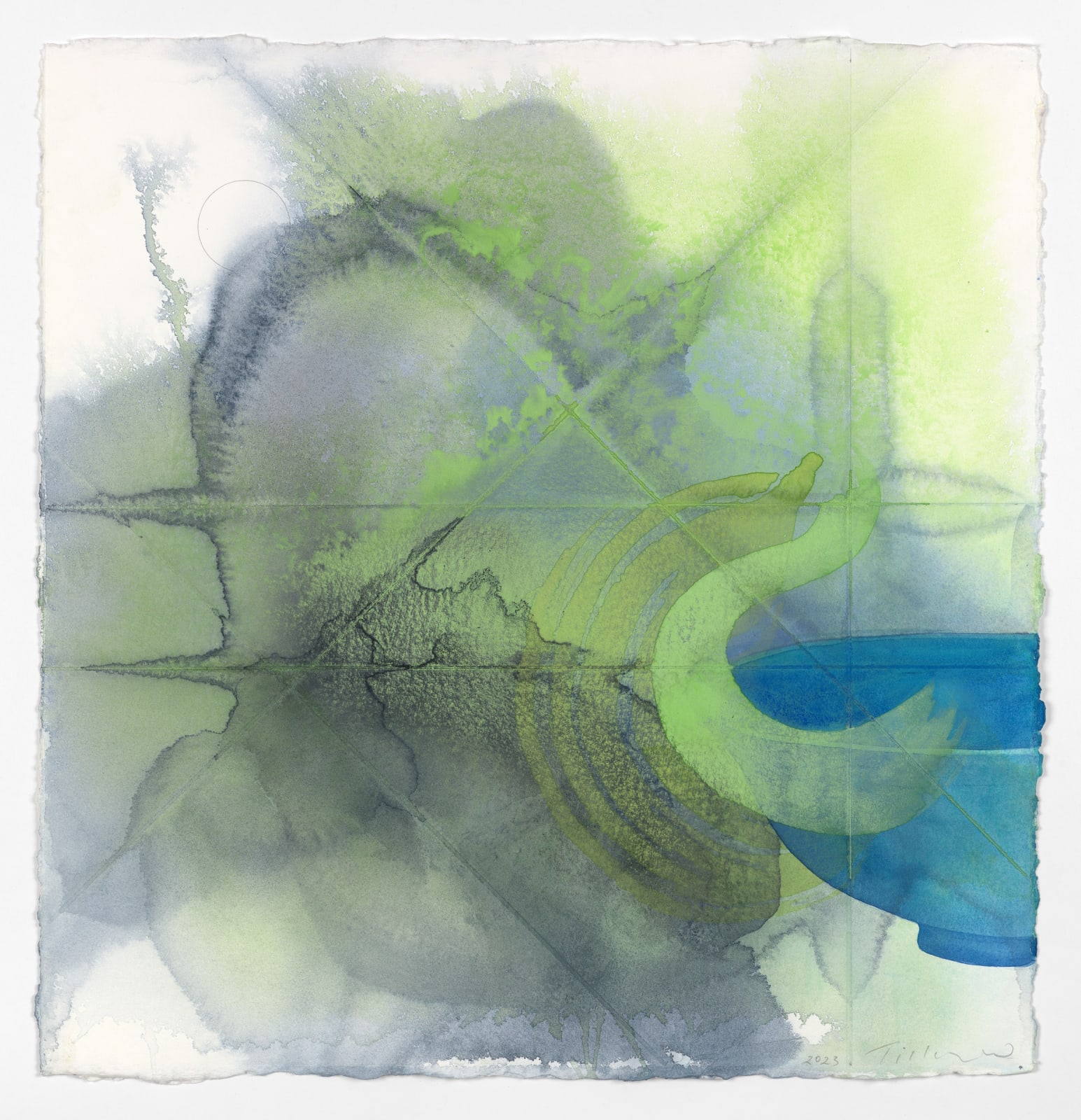 William Tillyer, Study for a Constructed Painting, 2023