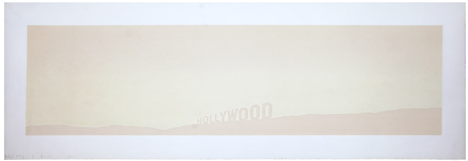 Ed Ruscha, Fruit - Metrecal, 1971