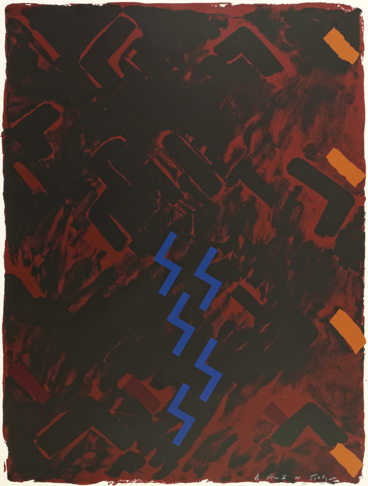 William Tillyer, Vase V, 1975