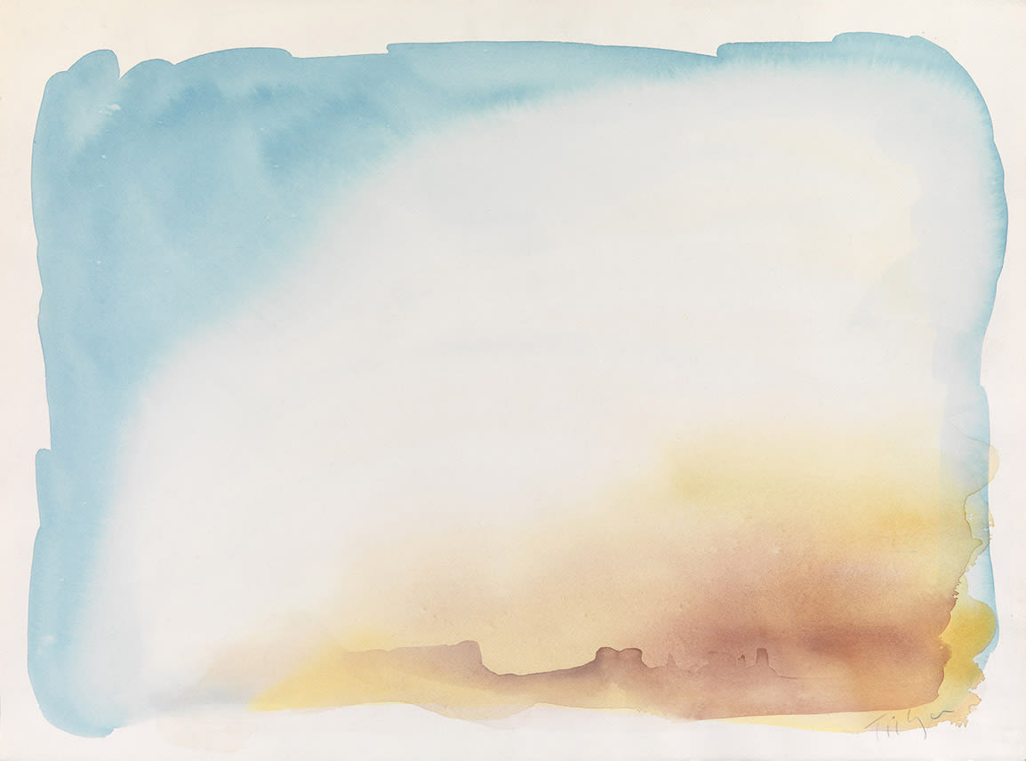 William Tillyer, On the Utah Border, 1983/2010