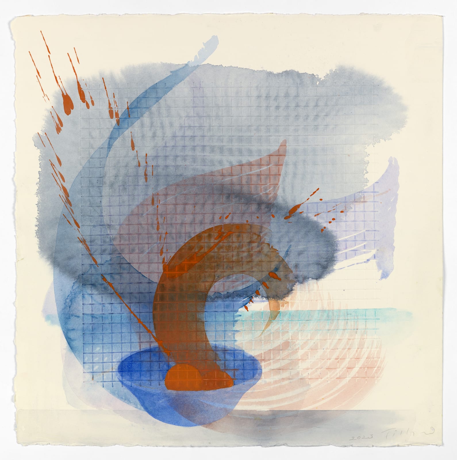 William Tillyer, Study for a Constructed Painting, 2023