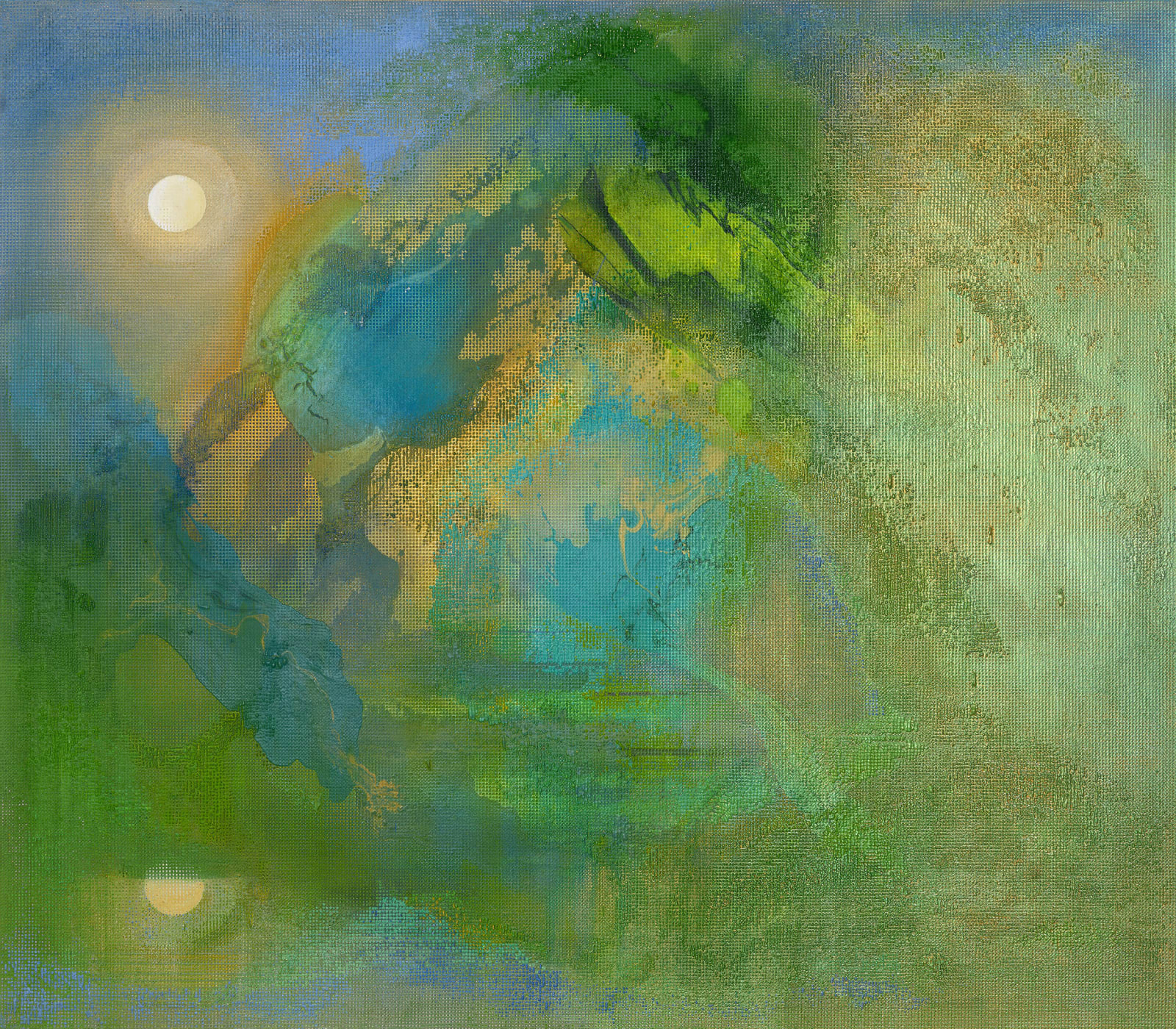 William Tillyer, The Watering Place VI, 2013