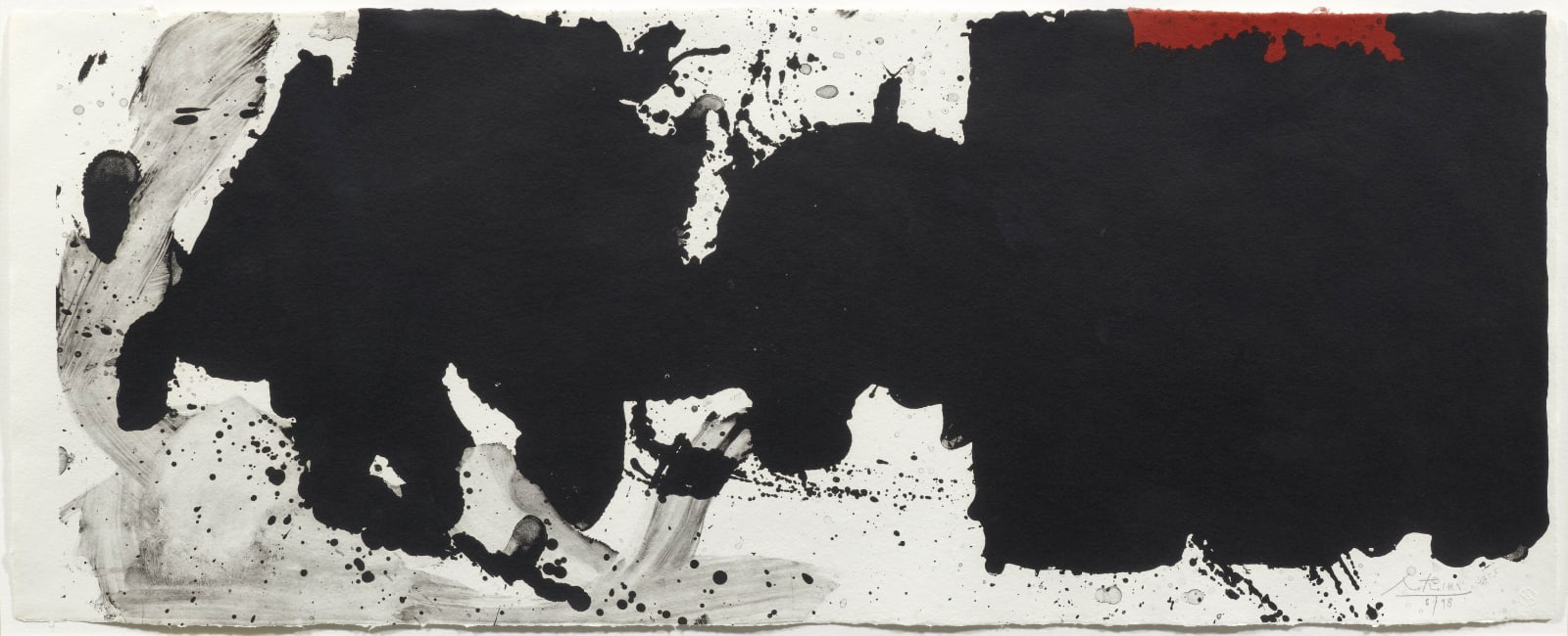 Robert Motherwell, Black with No Way Out, 1983