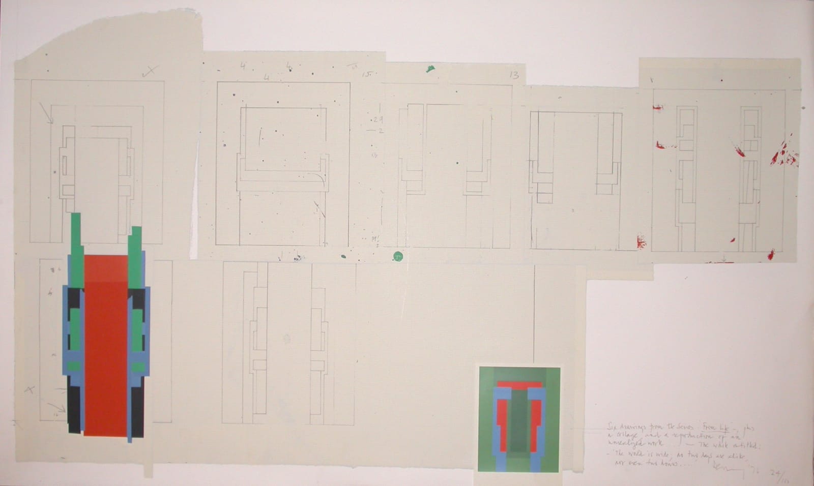 Robyn Denny, For John Constable, 1976