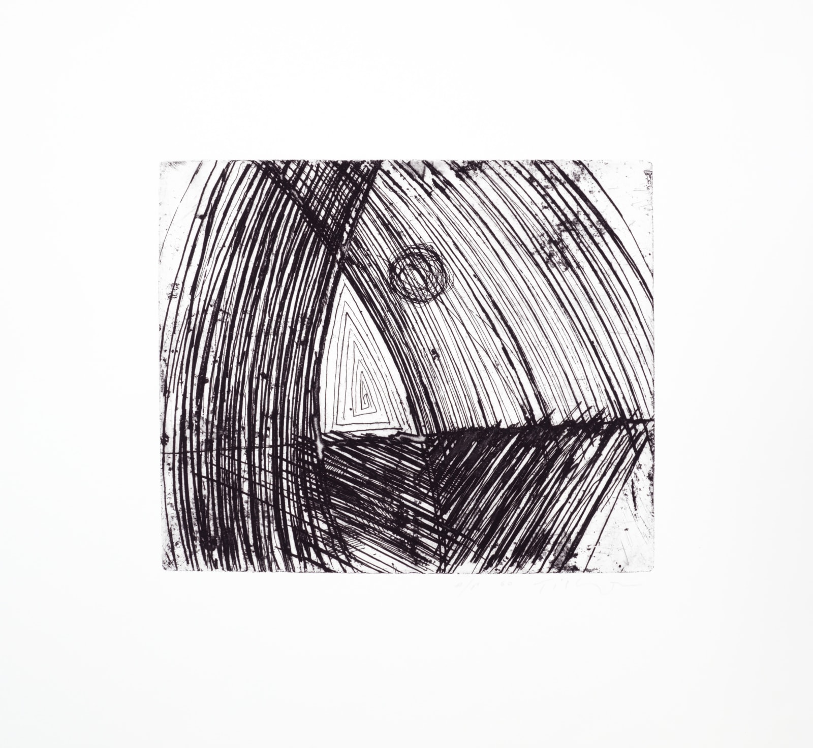 William Tillyer, Vortex Landscape III, 1960