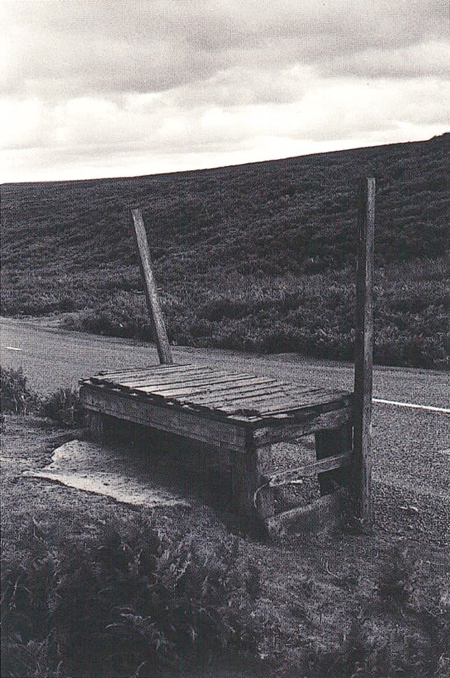 William Tillyer, The Furnished Landscape - Milk Stands, 1977