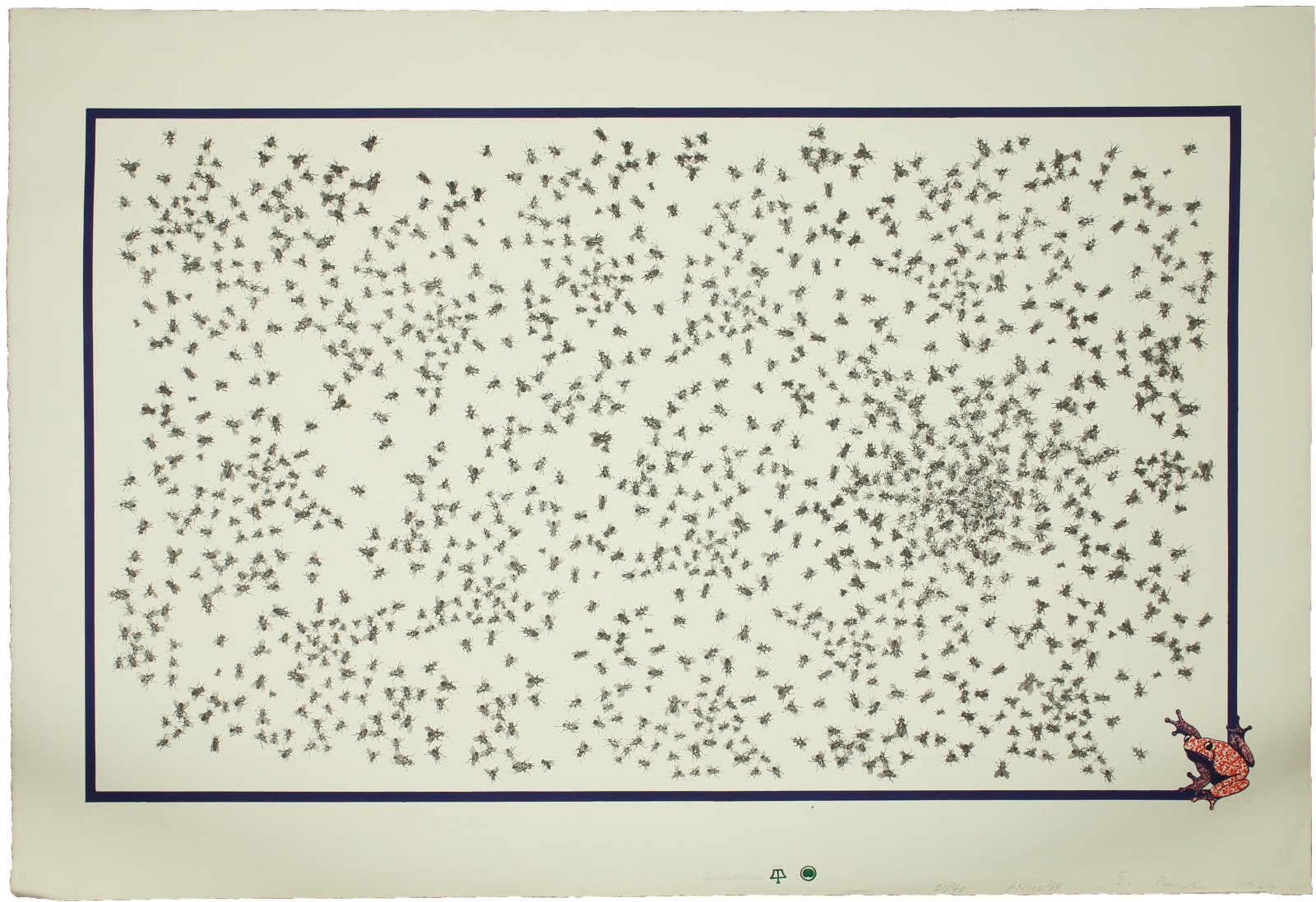 Ed Ruscha, Flies and Frog, 1969