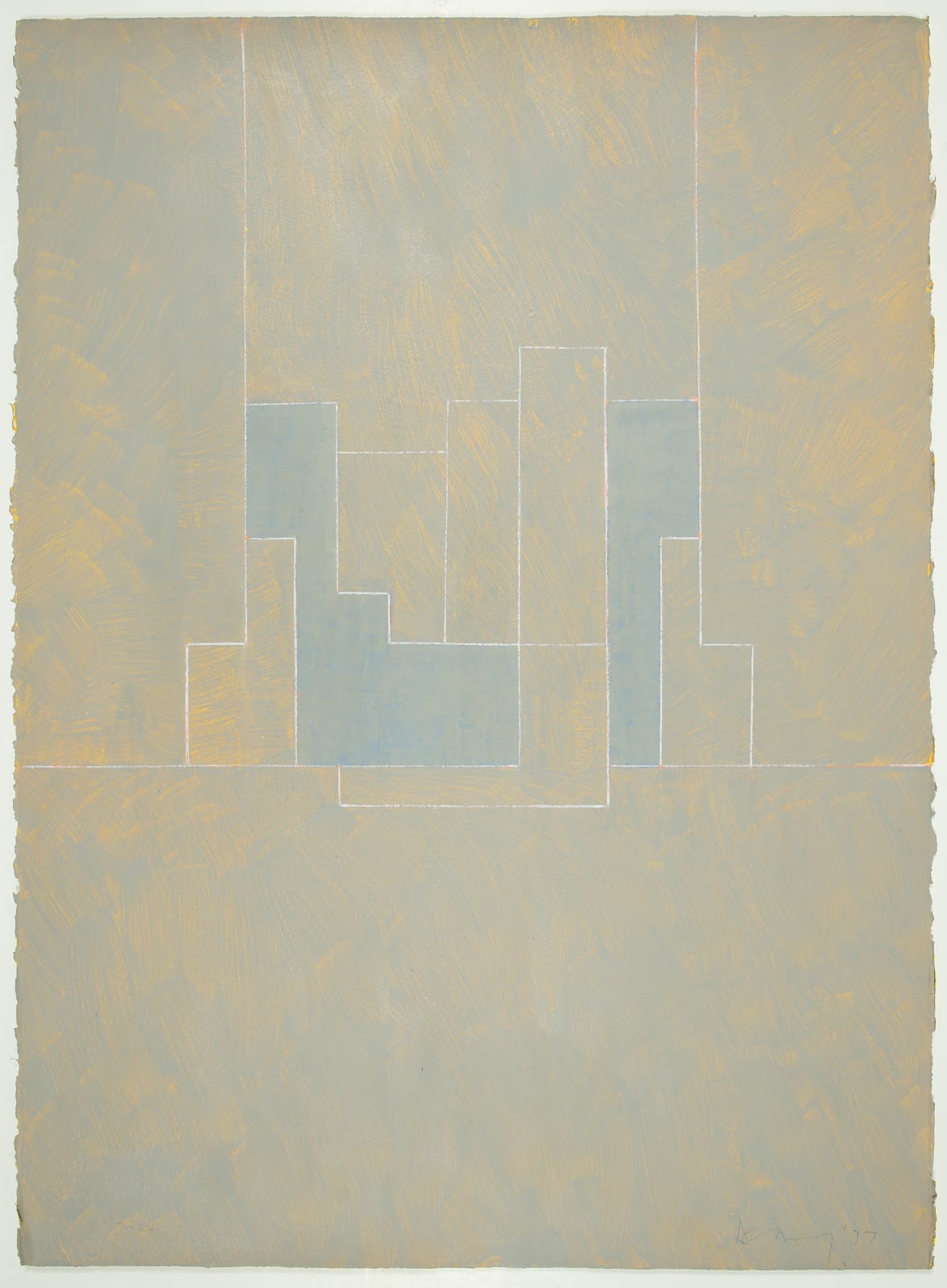 Robyn Denny, Study for Graffiti 24, 1977