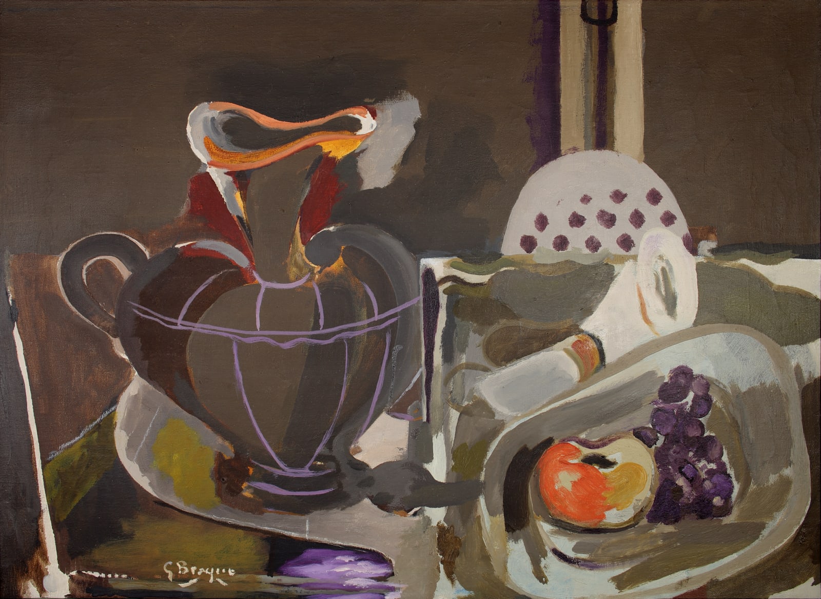Georges Braque, Nature morte à la grande cruche, 1955