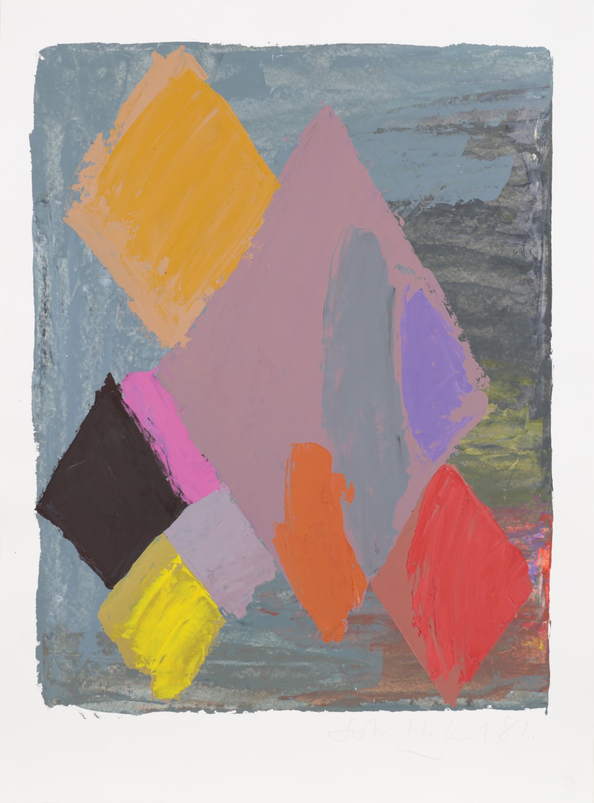 John Hoyland, Untitled, 1981