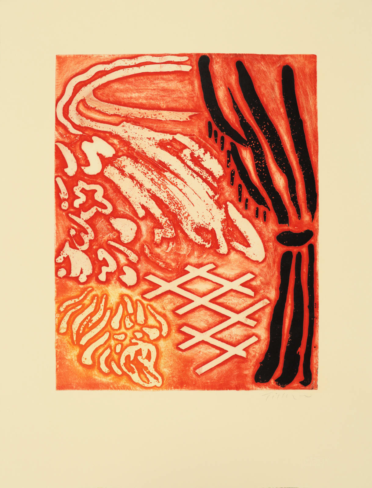 William Tillyer, Interior at Fontenay aux Roses with Large Tortoise 'He derived, too, a peculiar pleasure in being in a richly illuminated room, the only person up and about amid shadow-haunted, sleeping houses. [...] Slowly, one by one, he went through the various shades, 1974/2018