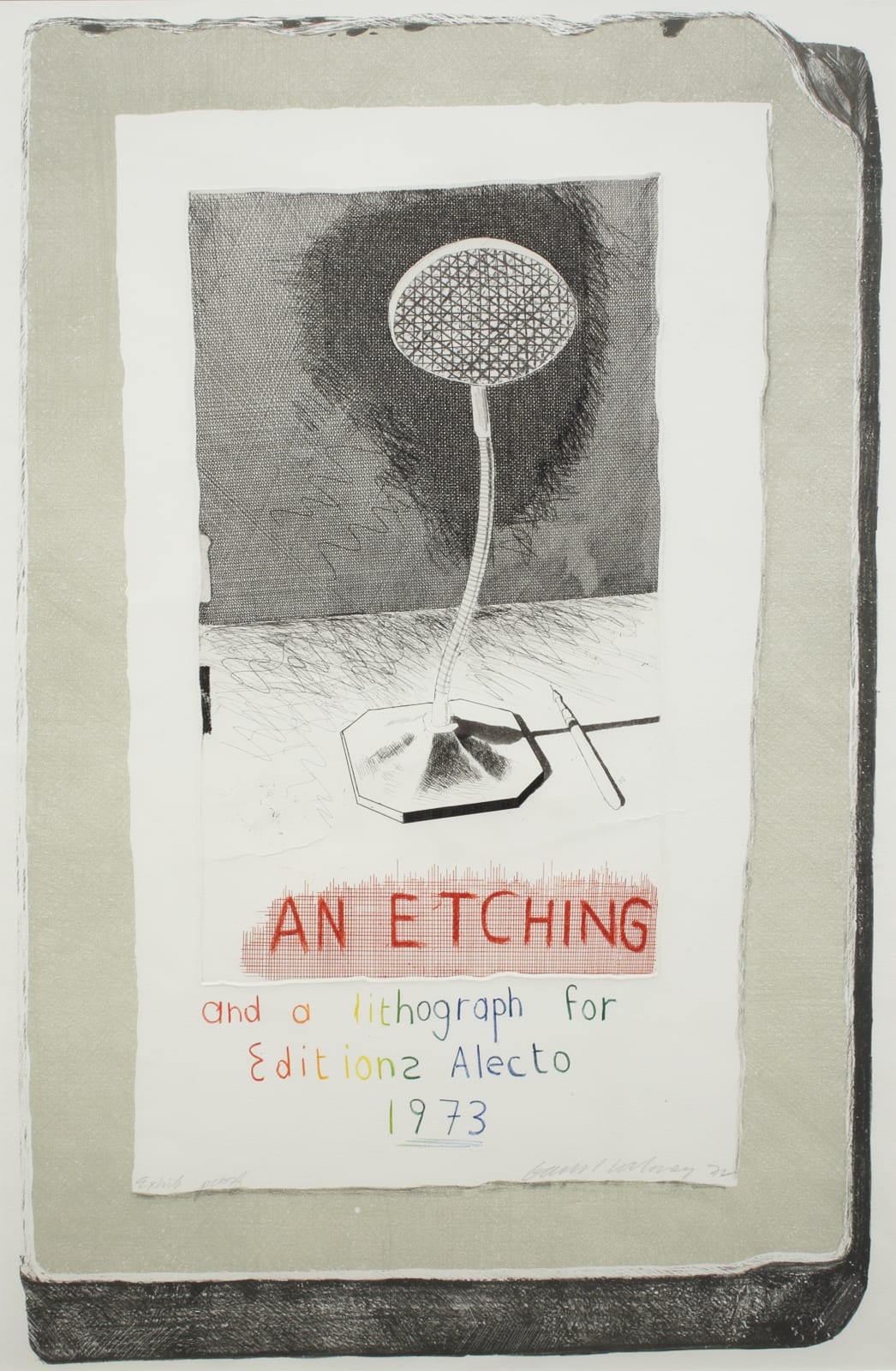 David Hockney, An Etching and Lithograph for Editions Alecto, 1972