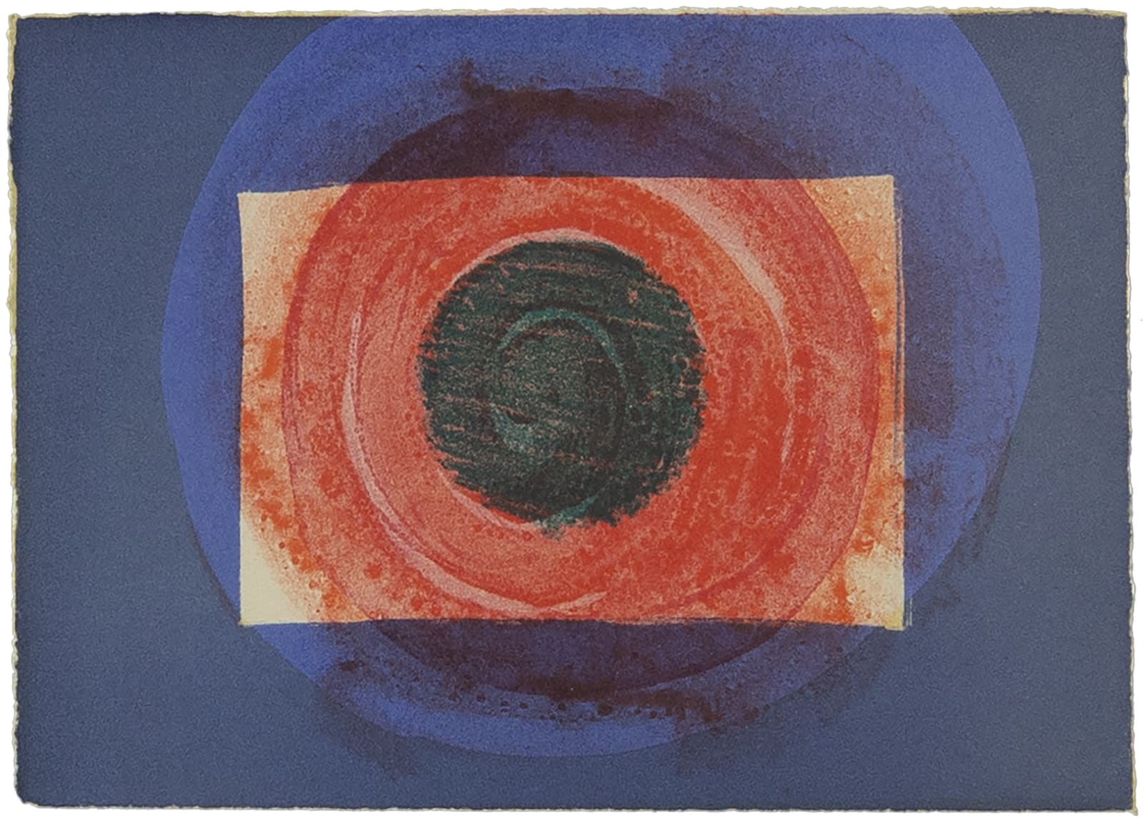 Sir Howard Hodgkin, Sun, from 'More Indian Views', 1976