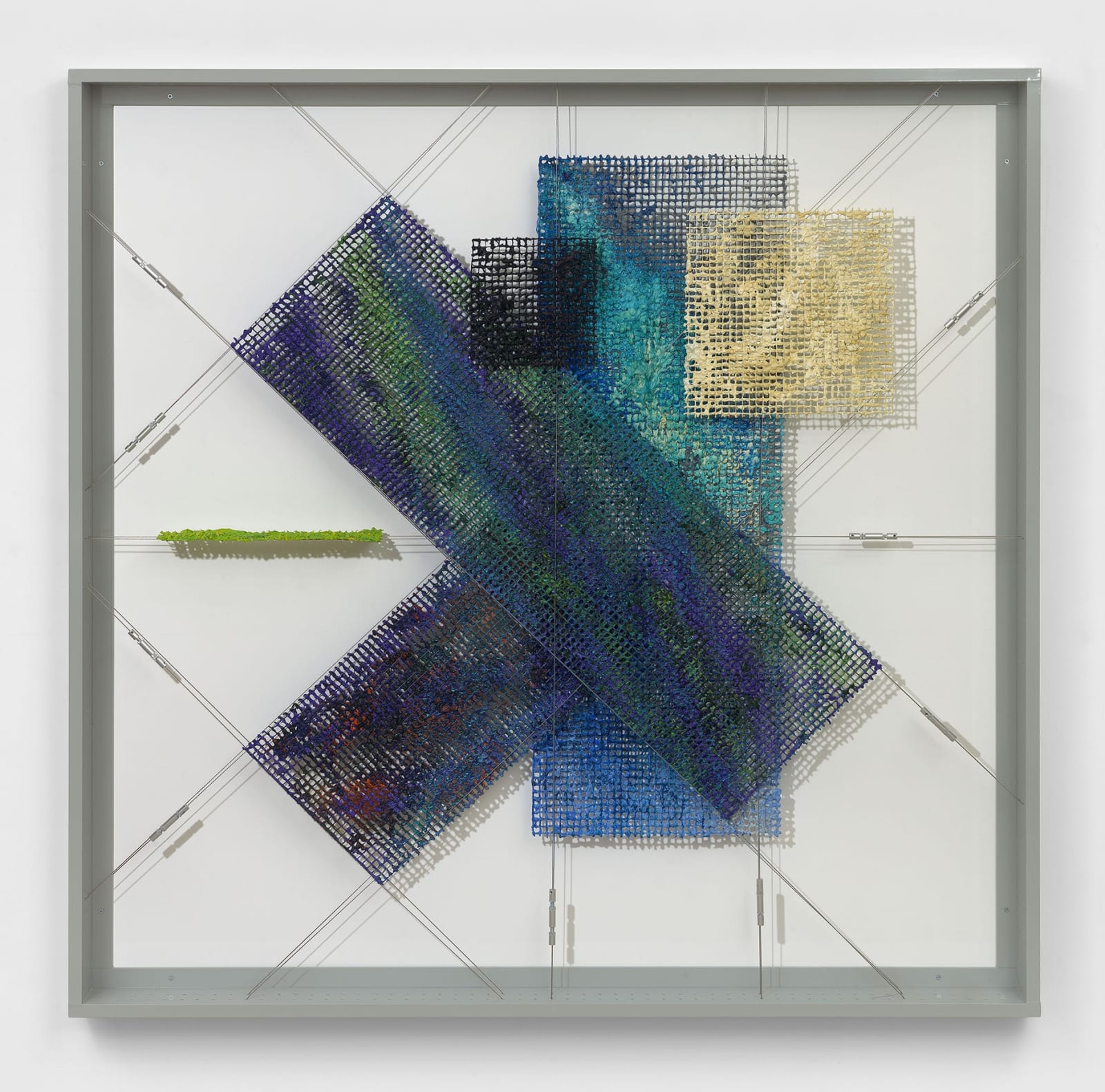 William Tillyer, Small Green Field with Landscape, 2020