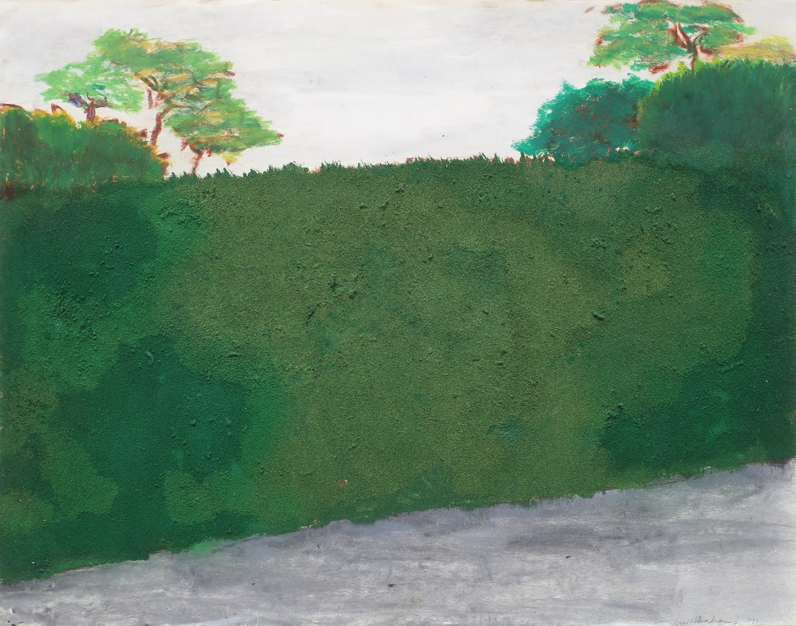 Ivor Abrahams, Hedge, 1971