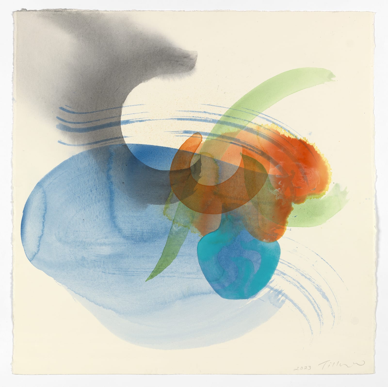 William Tillyer, Study for a Constructed Painting, 2023