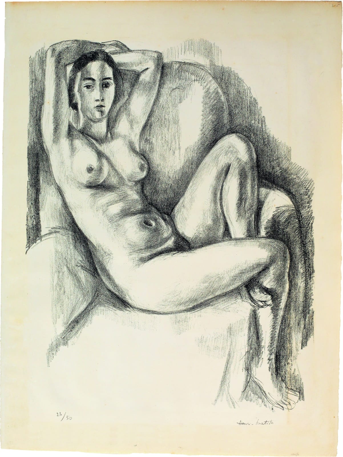 Henri Matisse, Nu au coussin bleu, 1924