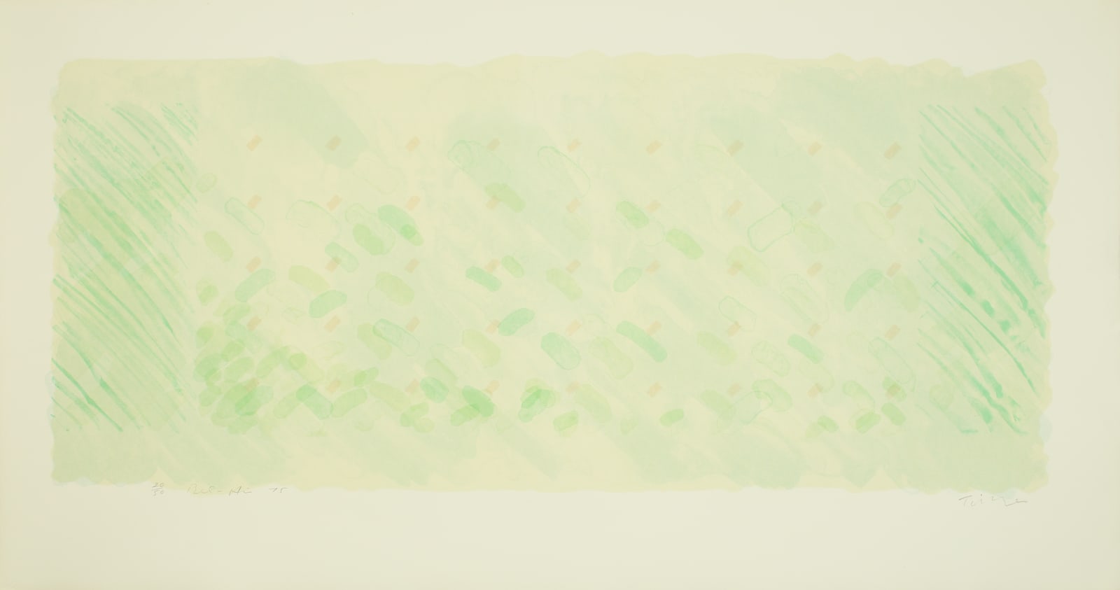 William Tillyer, Bel Air, 1975