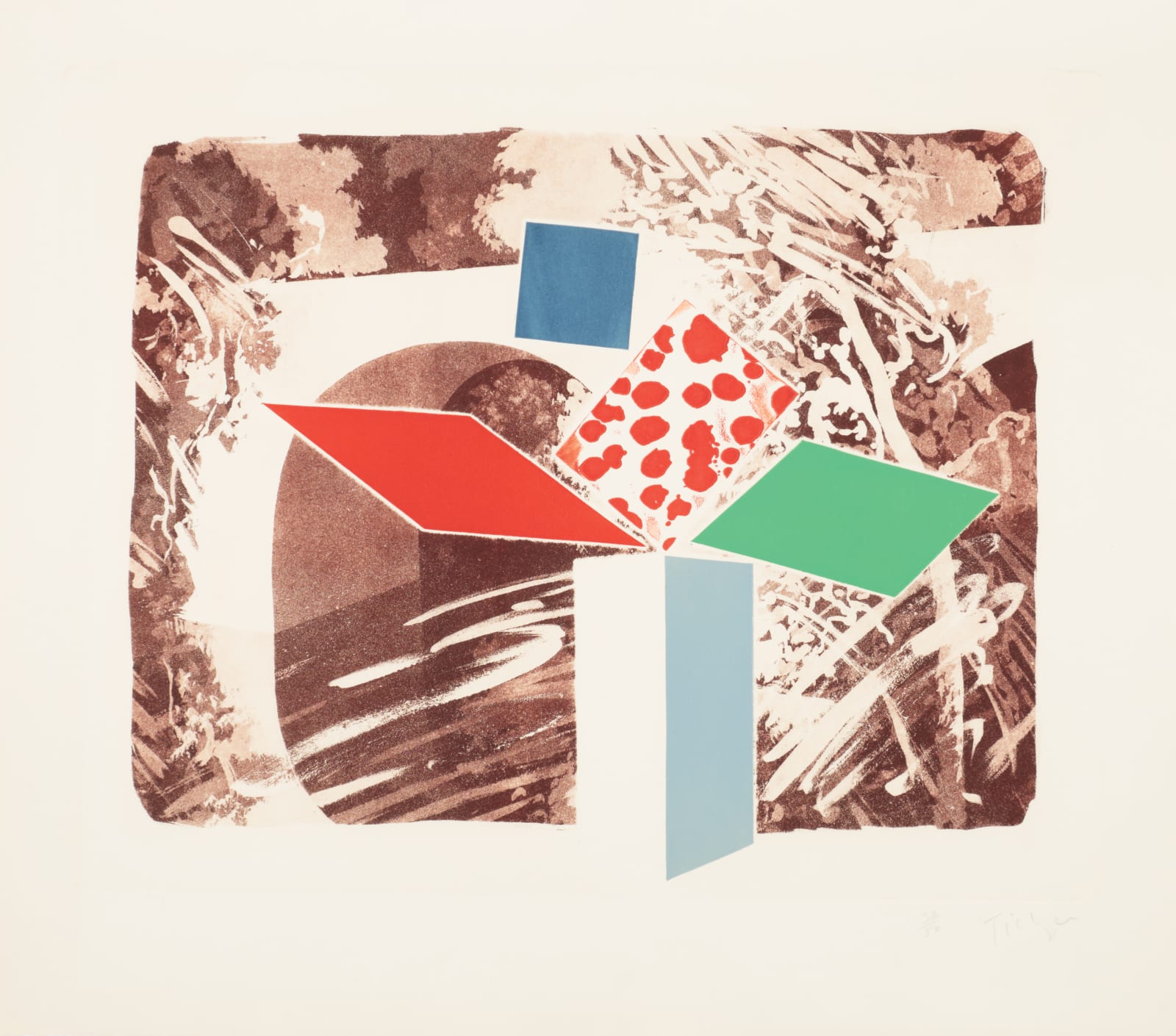 William Tillyer, Finkel Bottoms - Living by the Esk IX, 1983