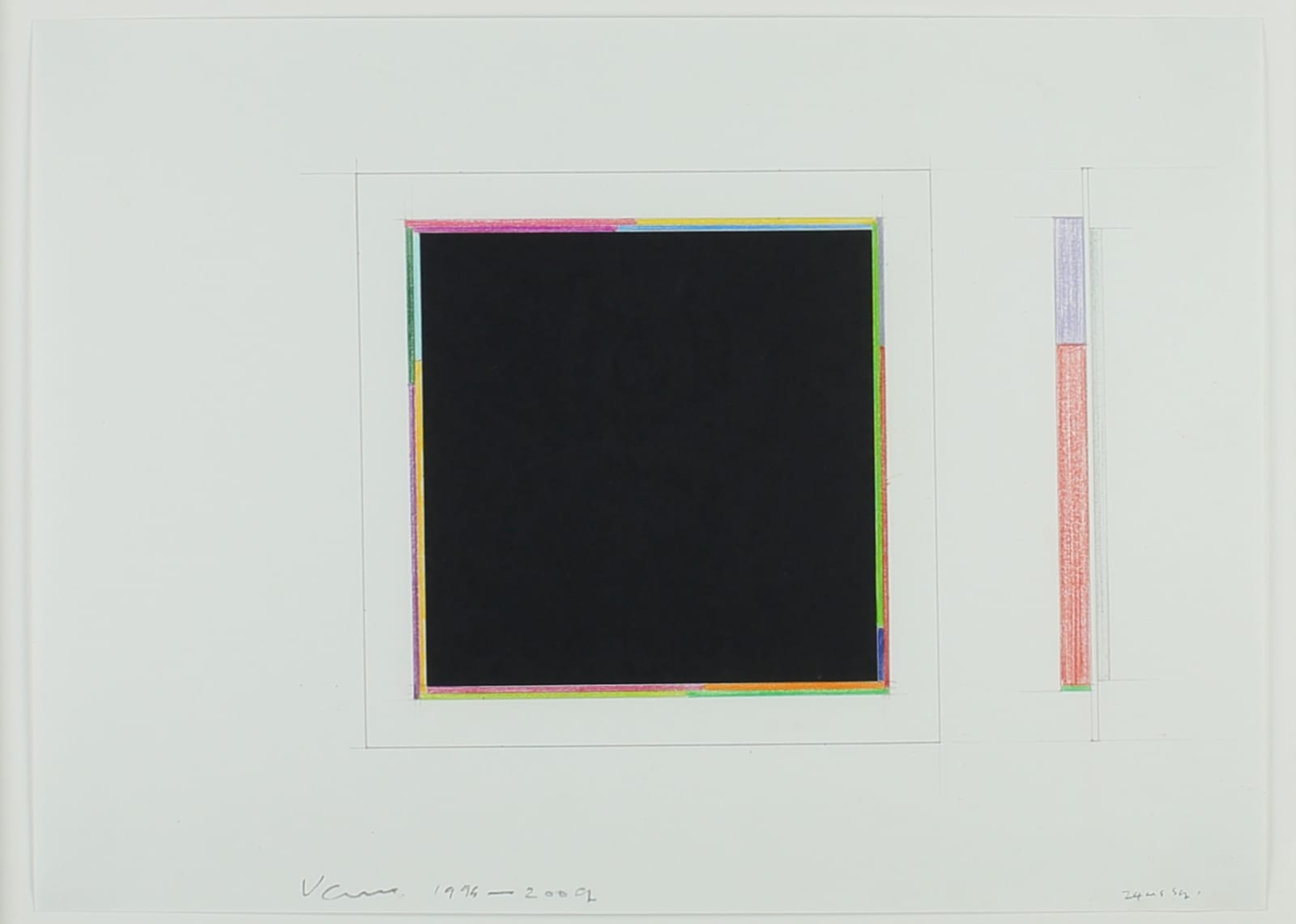 Marc Vaux, Untitled (drawing for SQV4), 1995 - 2009