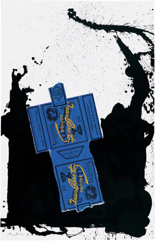 Robert Motherwell, Bastos, 1975