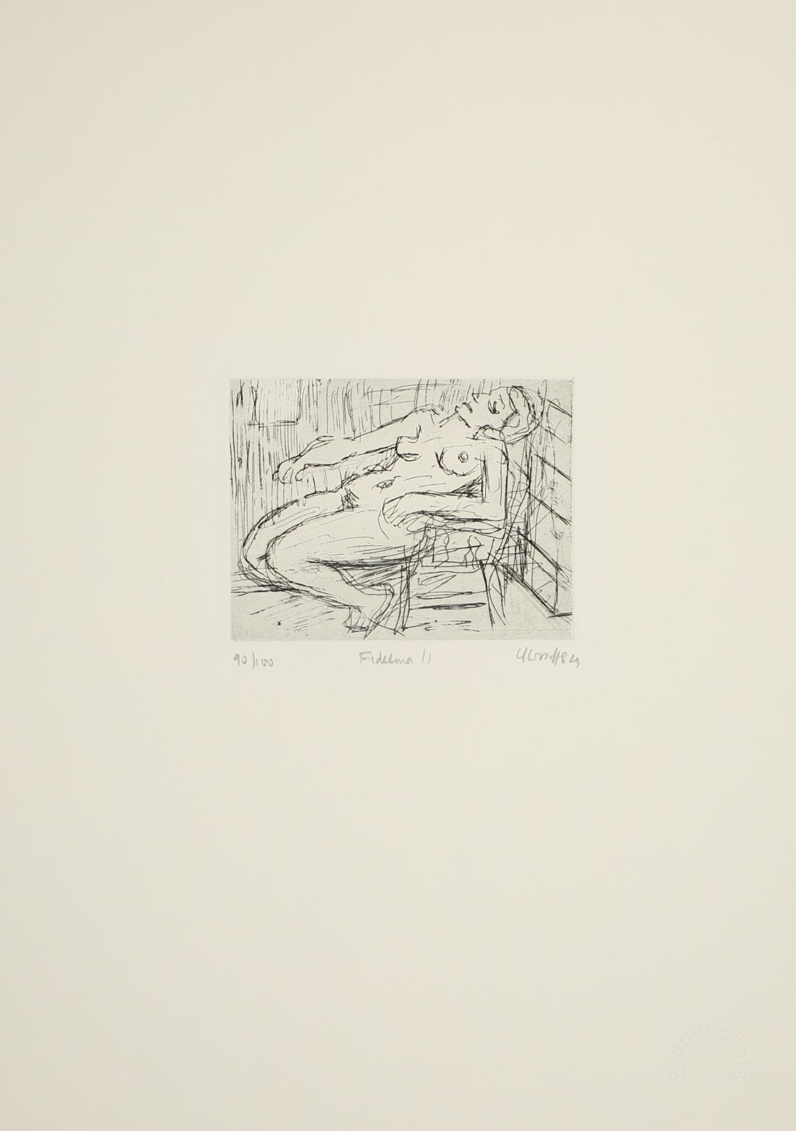 Leon Kossoff, Fidelma II, 1984