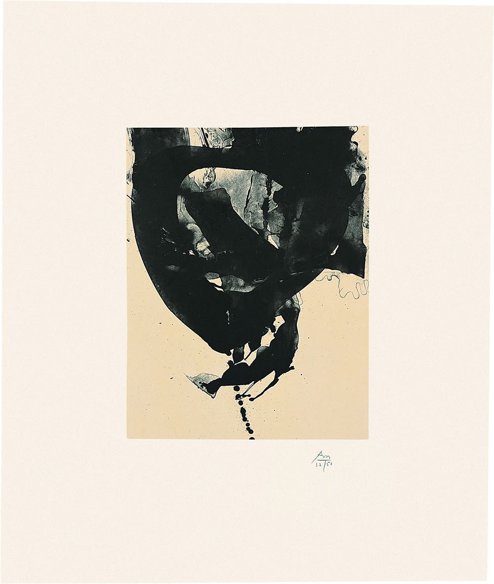Robert Motherwell, Octavio Paz Suite: Nocturne VIII, 1988
