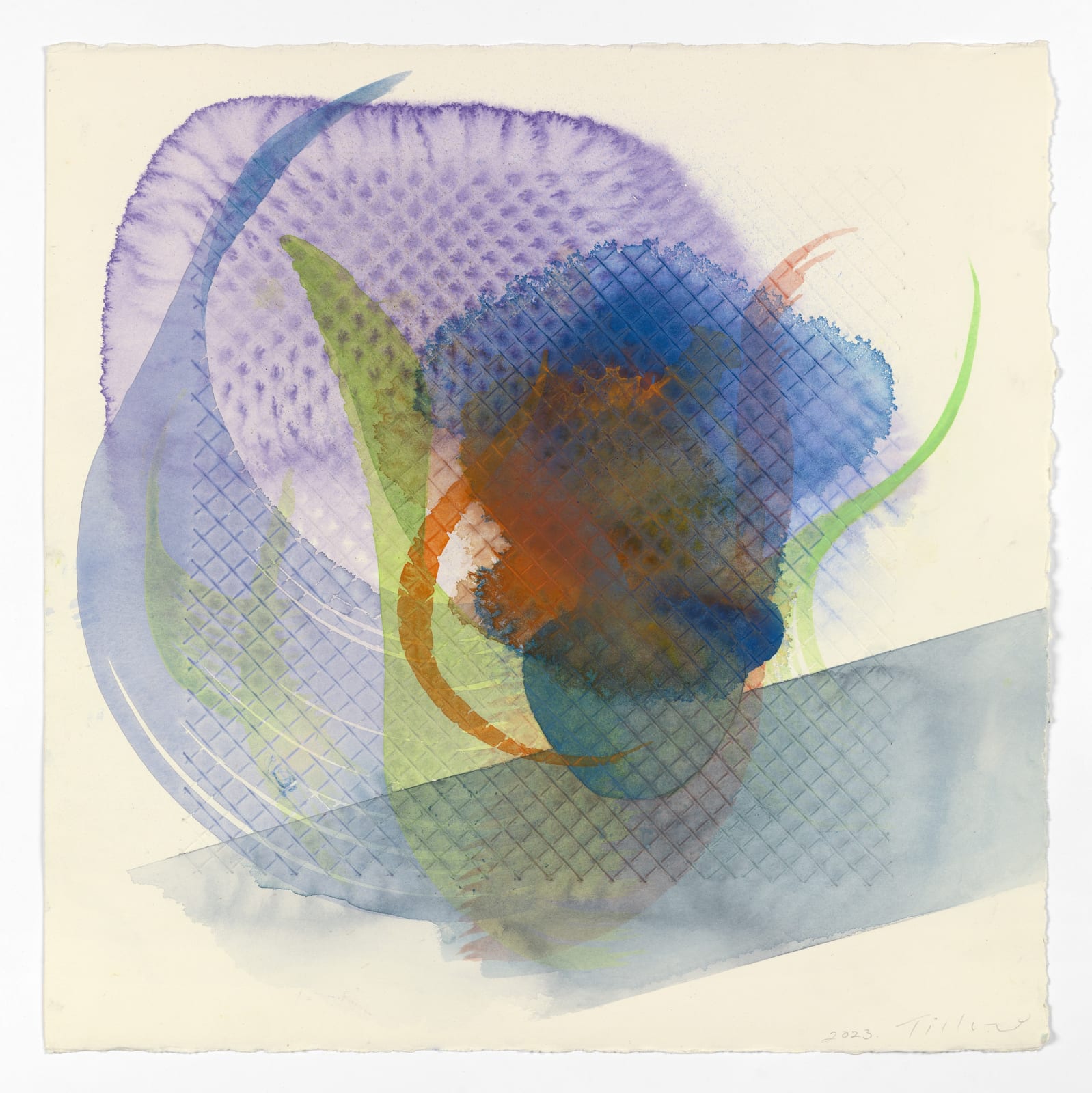 William Tillyer, Study for a Constructed Painting, 2023