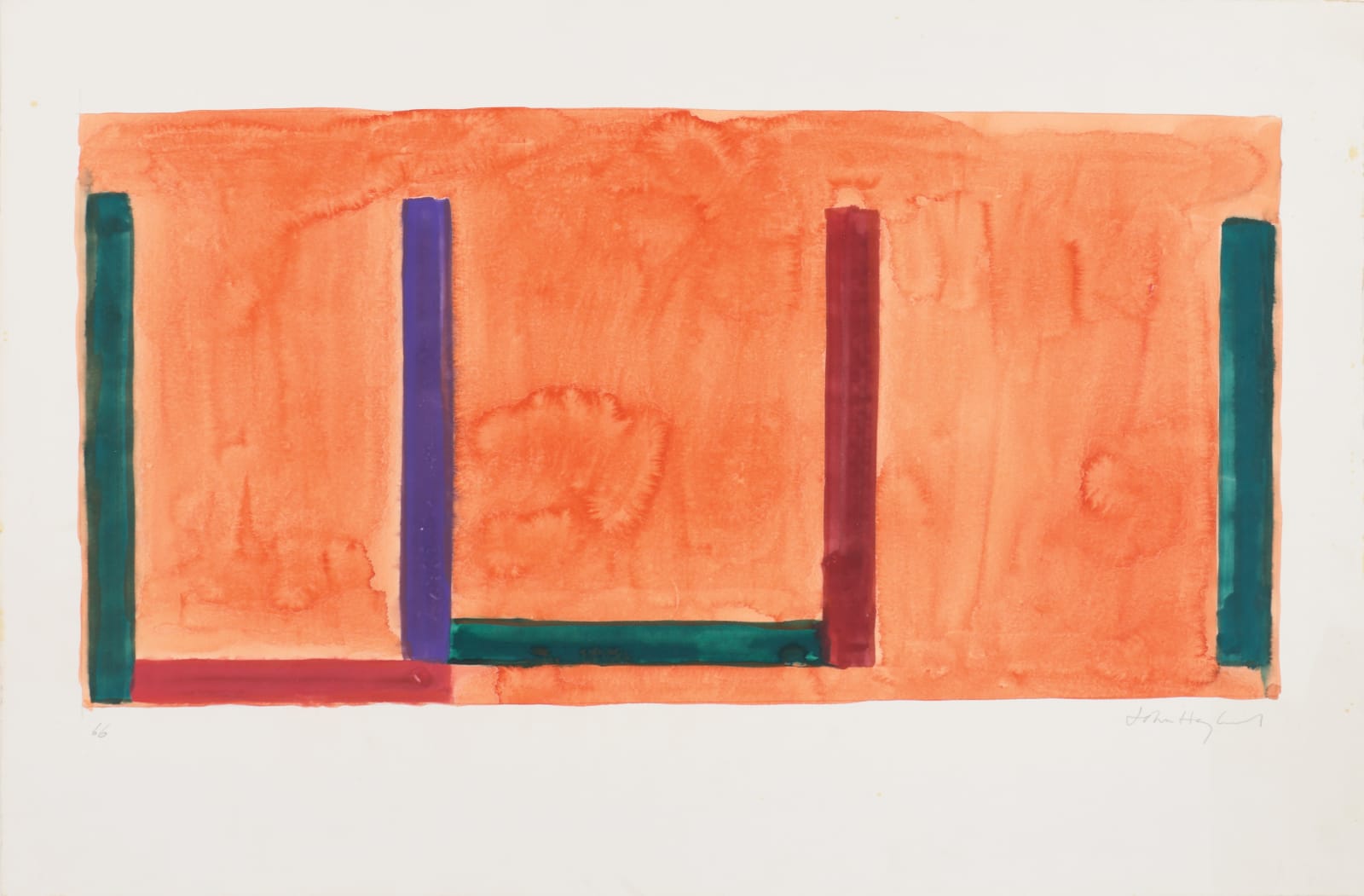 John Hoyland, Untitled, 1966