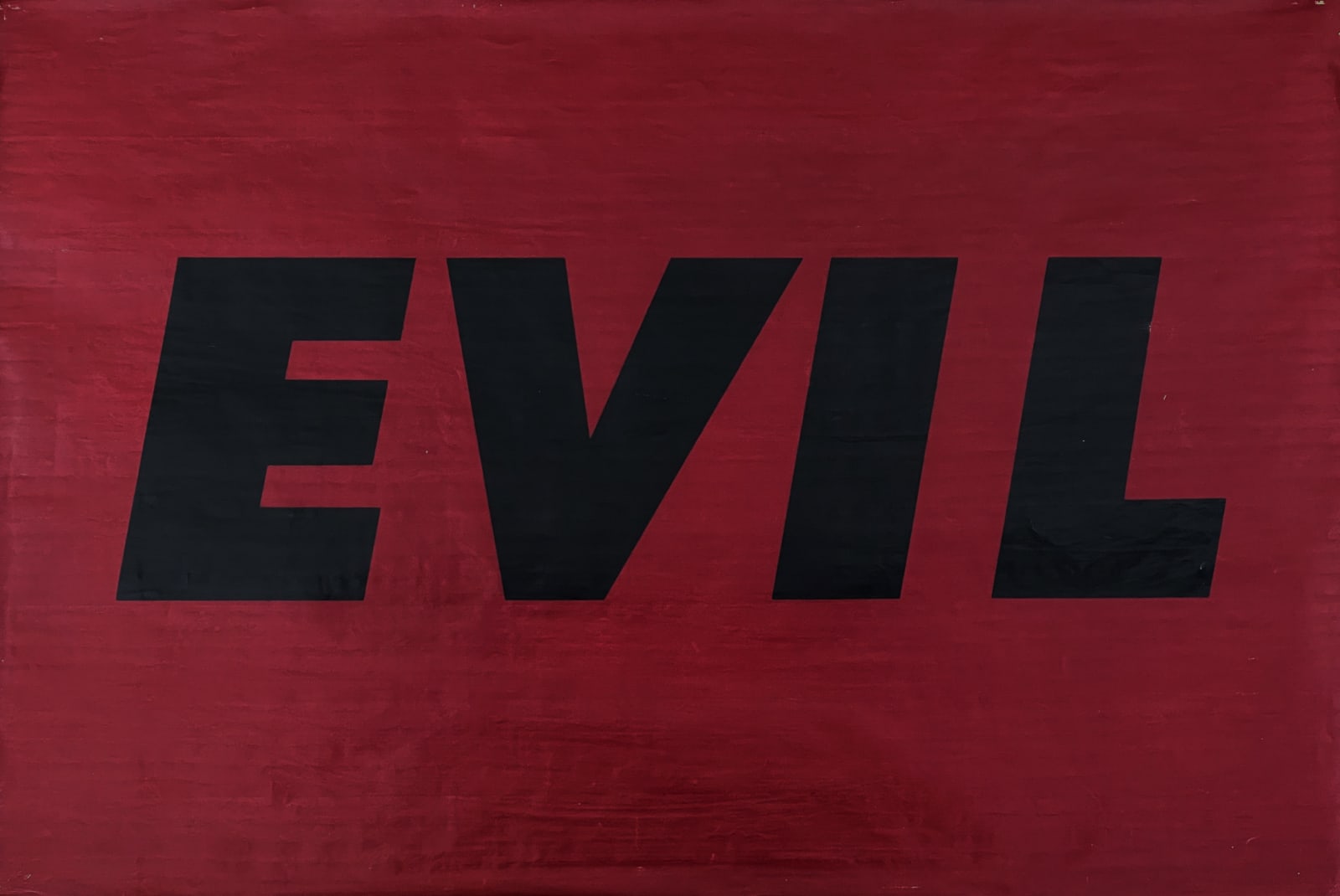 Ed Ruscha, Evil, 1973