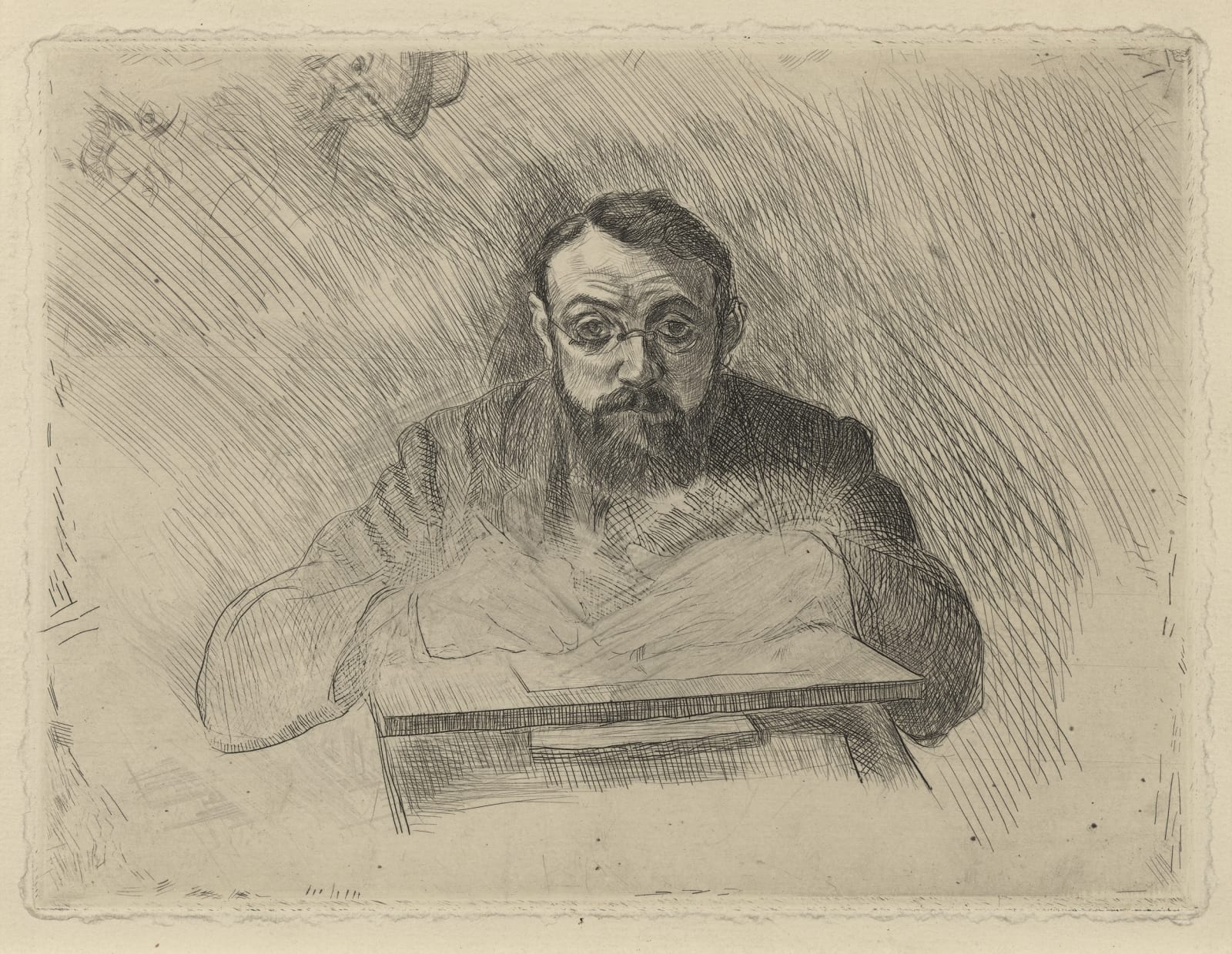 Henri Matisse, Henri Matisse gravant, 1903