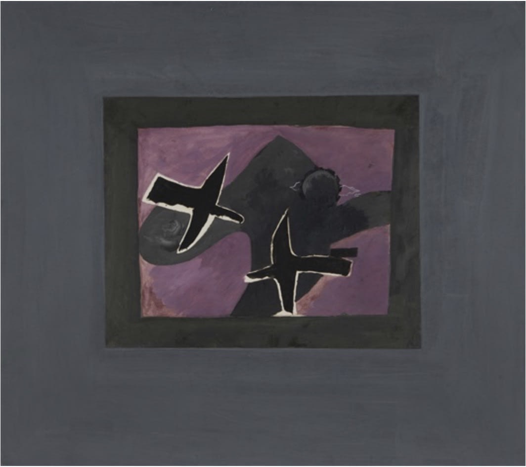 Georges Braque, Les deux oiseaux, 1956