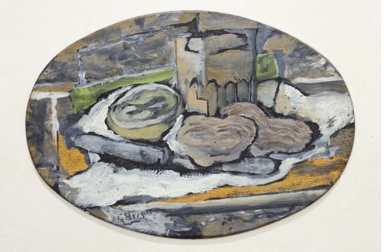 Verre, citron, huîtres et couteau, 1927