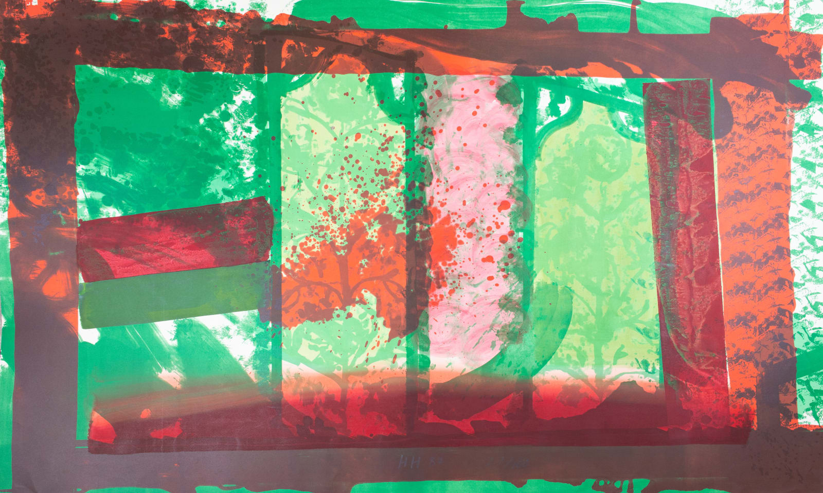 Sir Howard Hodgkin, Bleeding, 1982