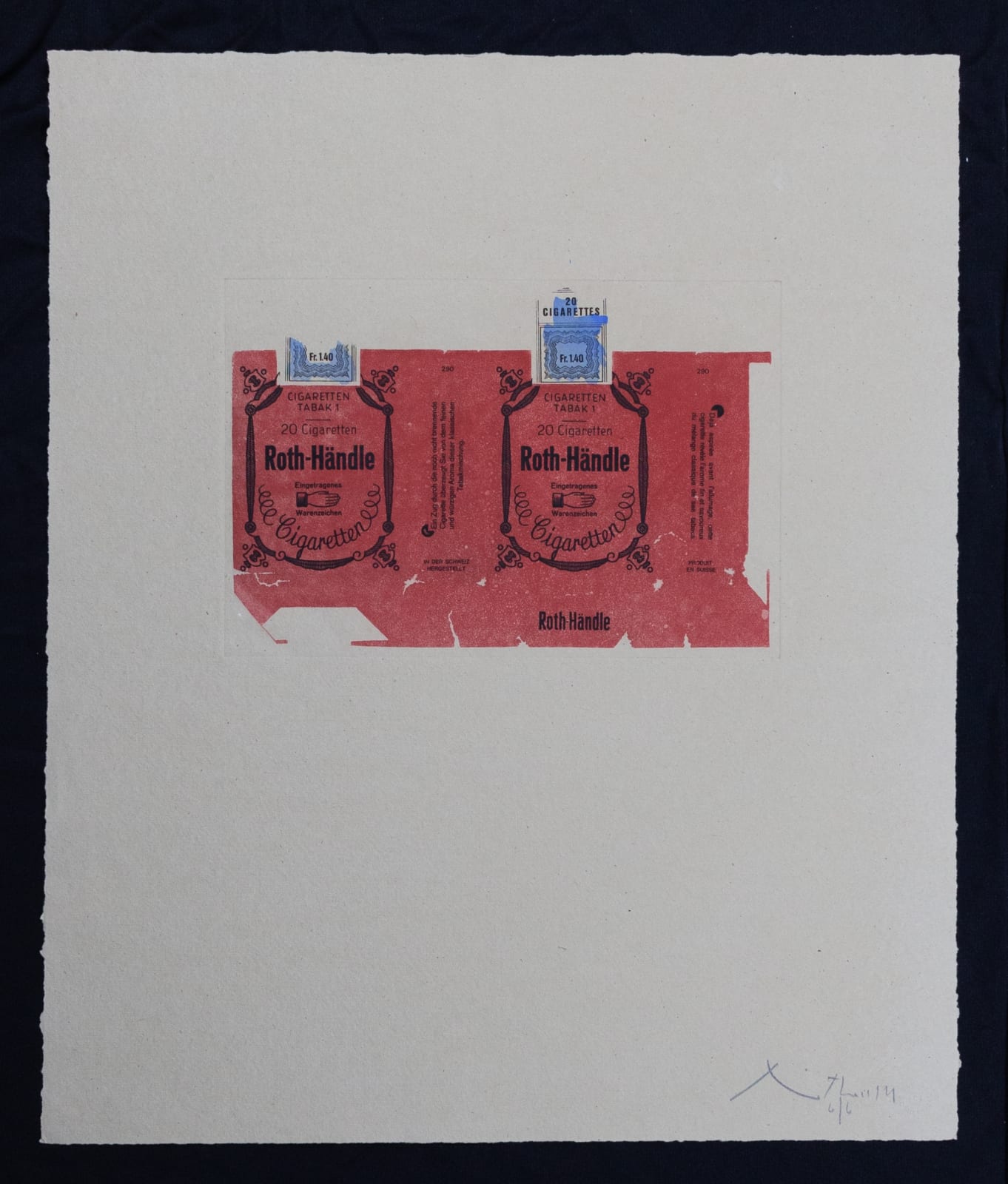 Robert Motherwell, Roth-Handle II (red), 1975