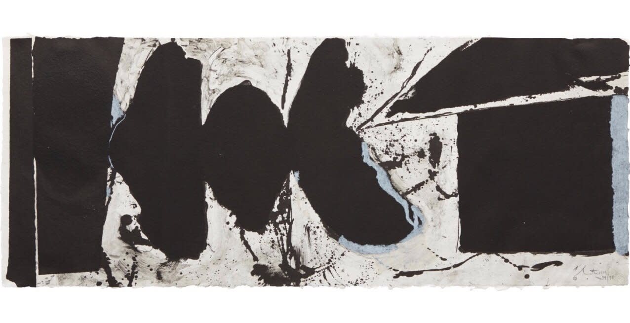 Robert Motherwell, Elegy Black Black, 1983