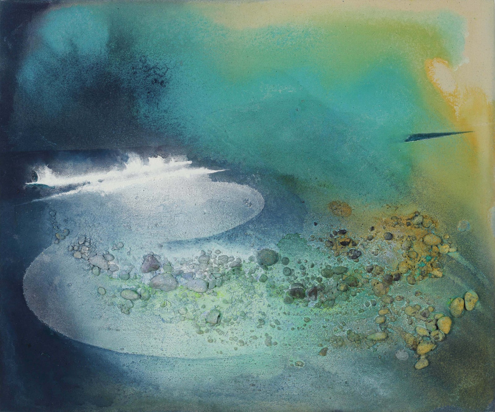 William Tillyer, The Shore: Line - Study Number 9, 2024