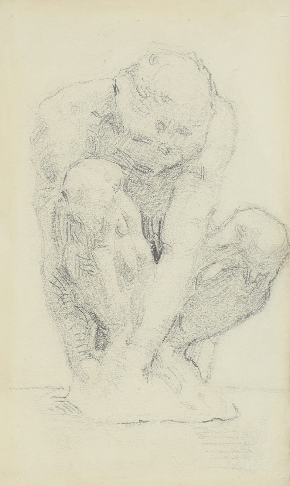 Paul Cézanne, Study after a sculpture of Atlas crouching, Date Unknown