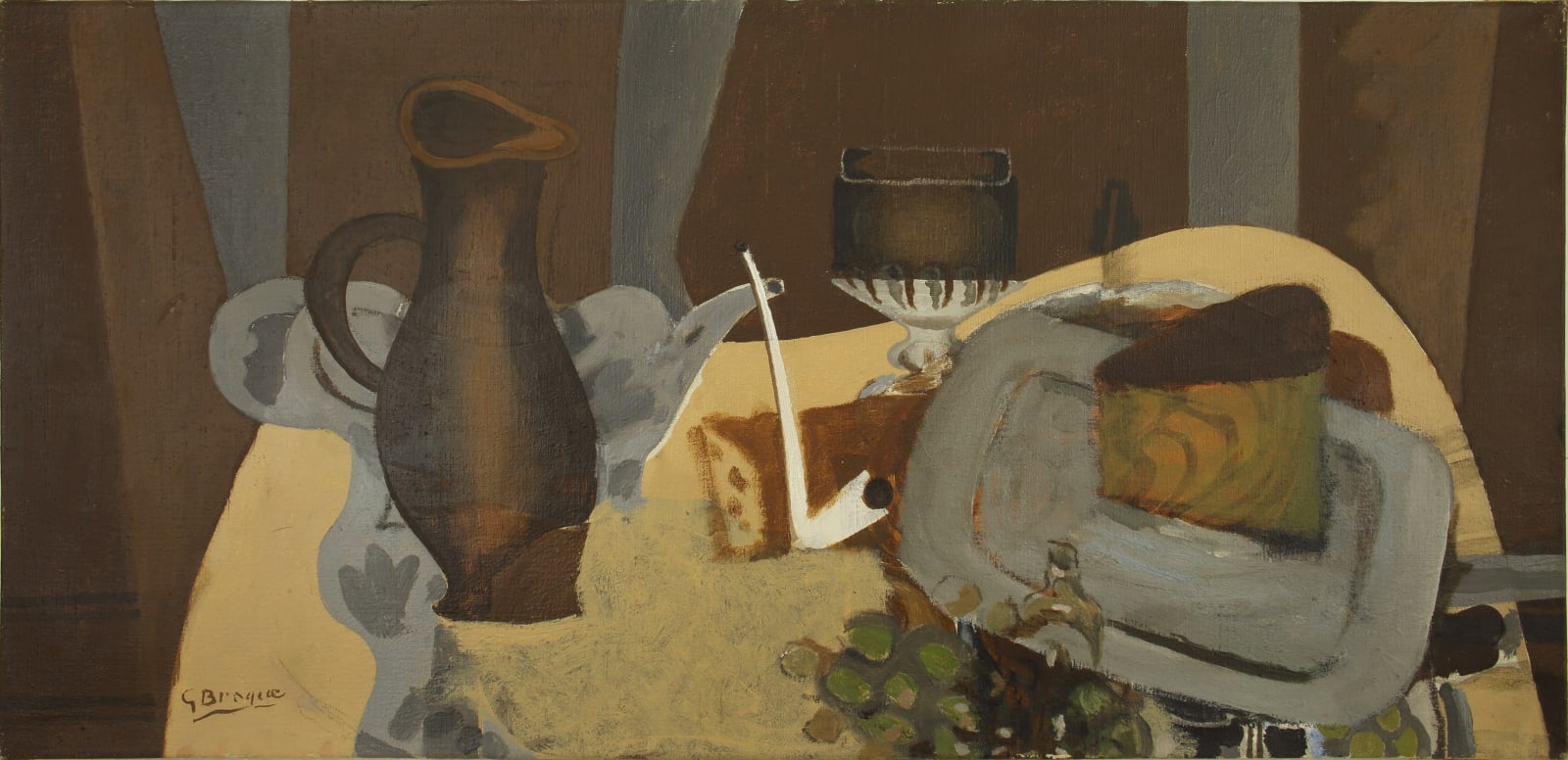 Georges Braque, Nature morte à la pipe, 1942
