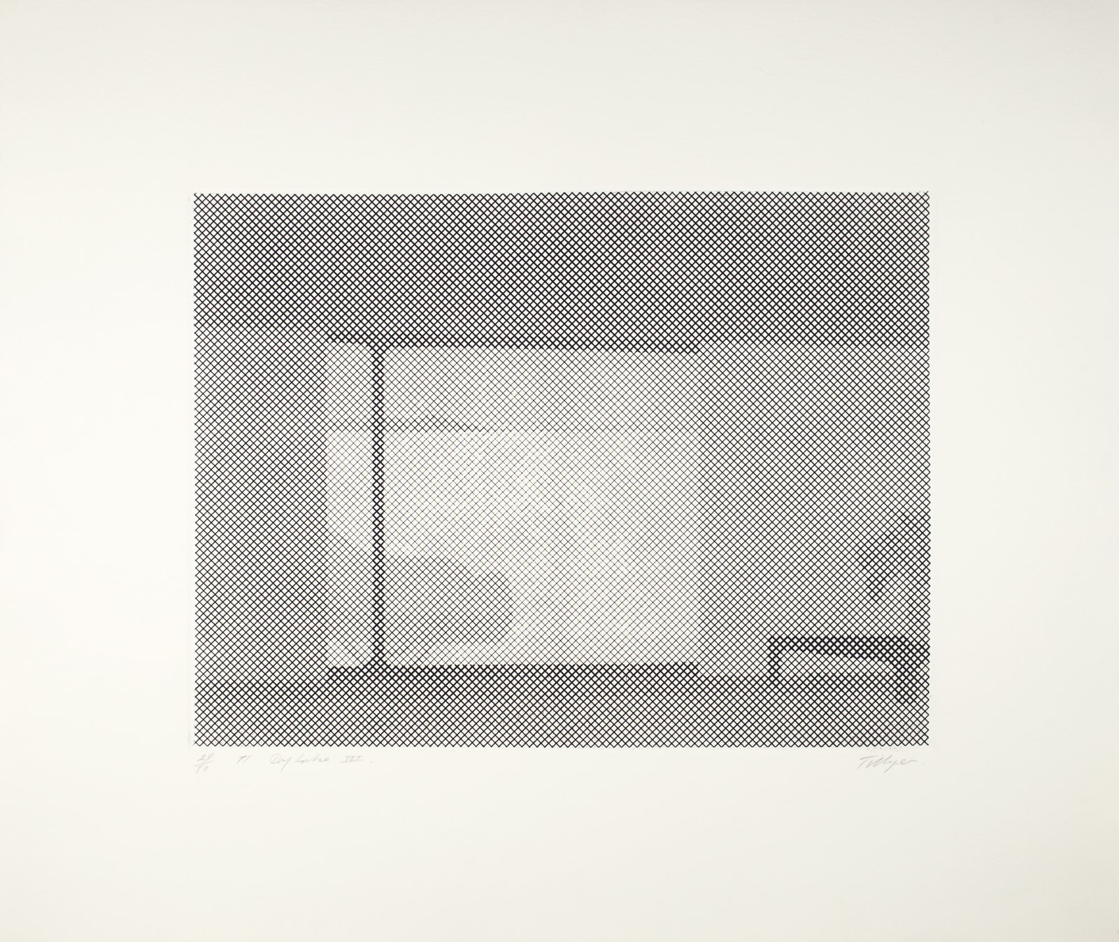 William Tillyer, Dry Lake III, 1971