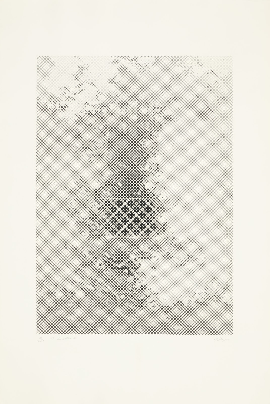 William Tillyer, Lattice, 1973