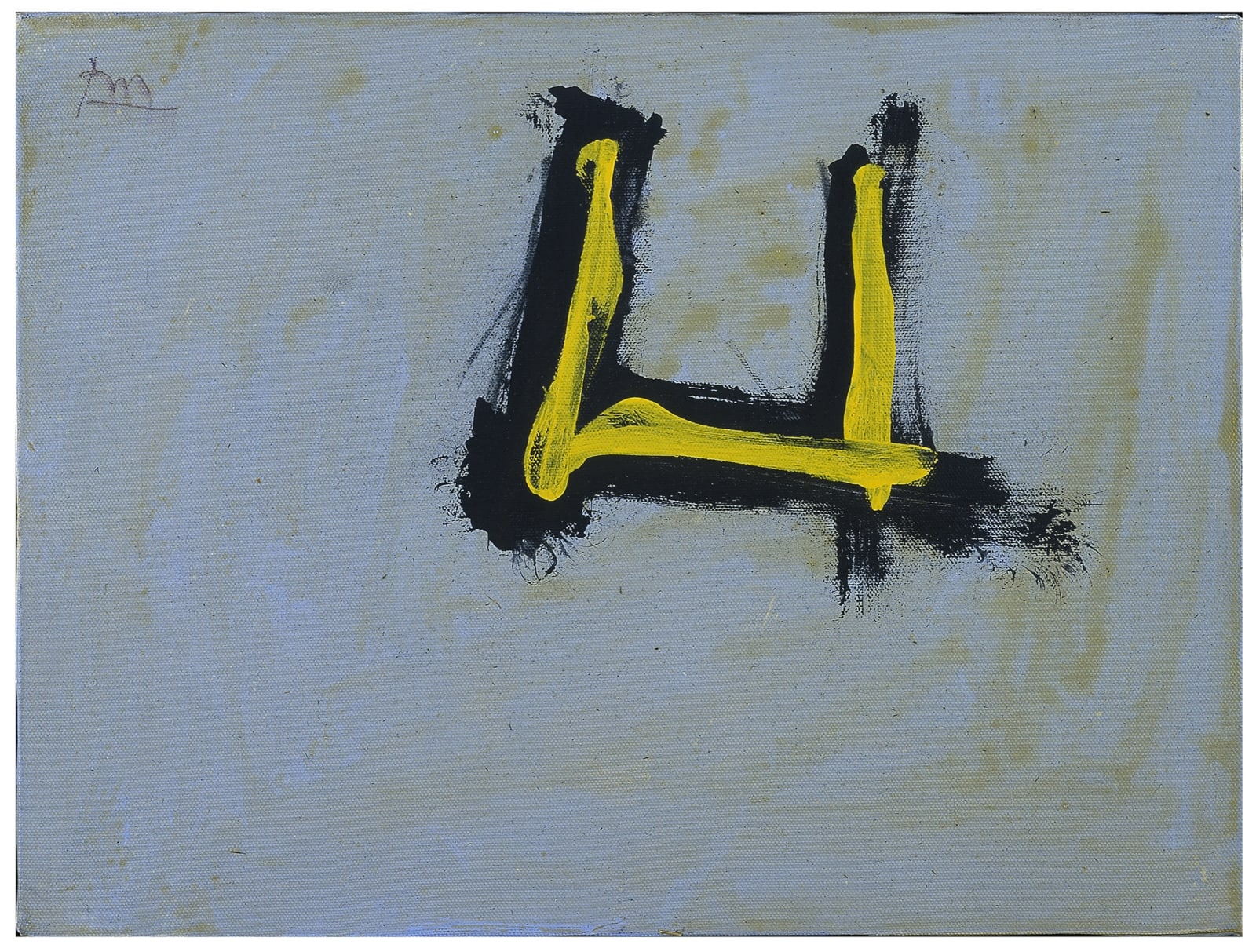 Robert Motherwell, Open Untitled (Yellow), 1981