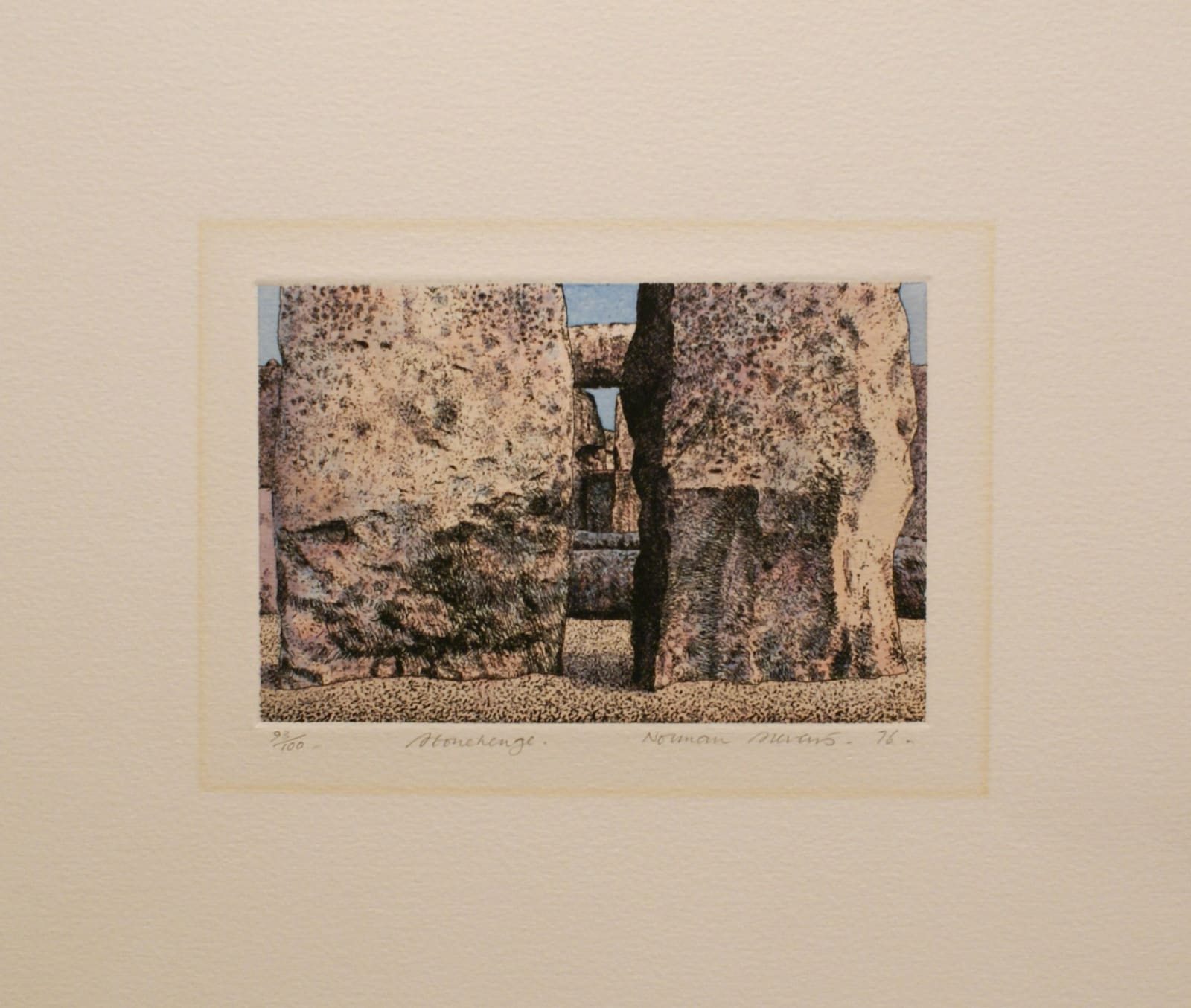 Norman Stevens, Stonehenge - For John Constable , 1976