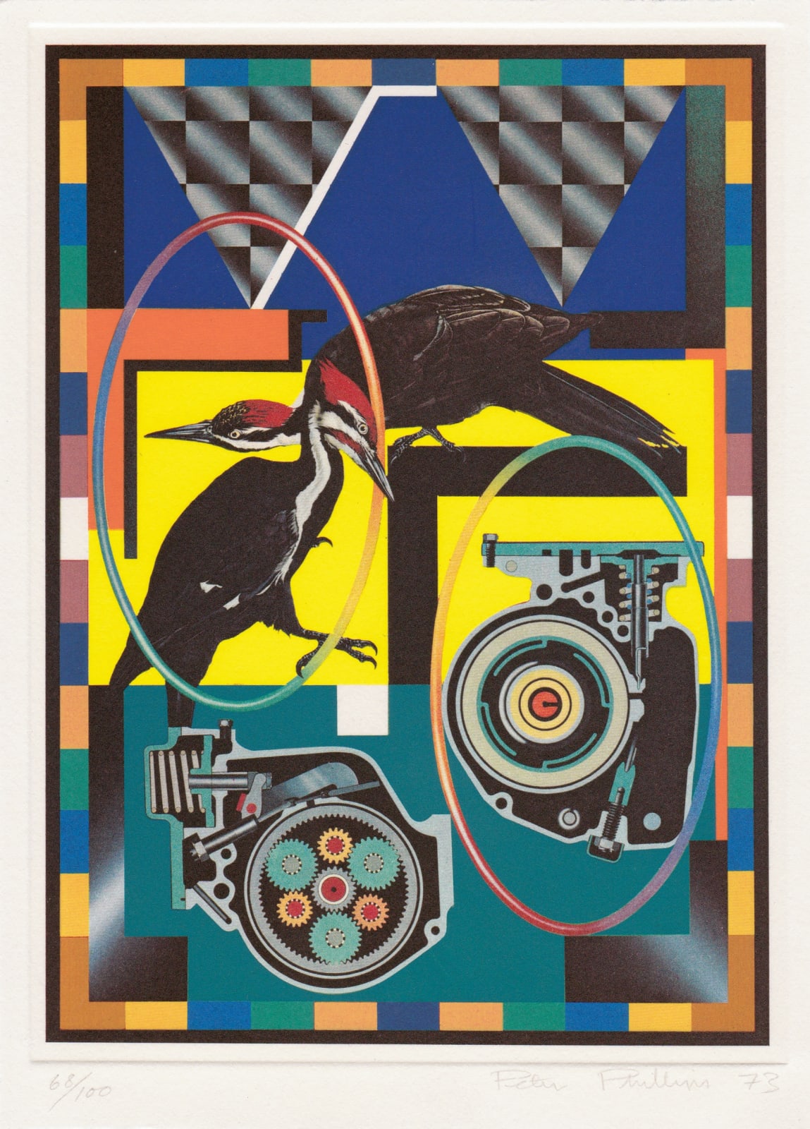 Peter Phillips, Untitled (From Eighteen Small Prints), 1973