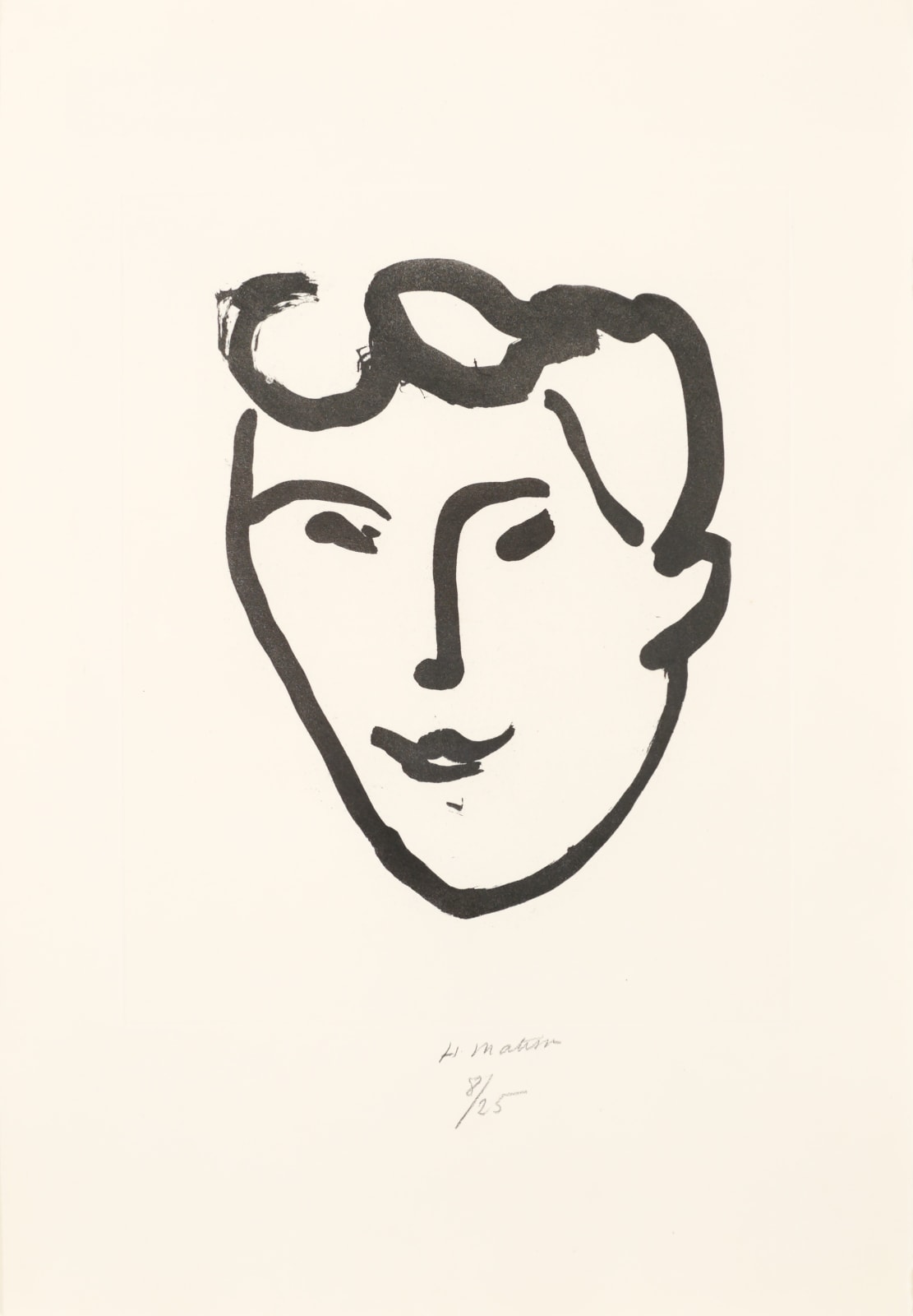 Henri Matisse, Masque aux rouleaux, 1948