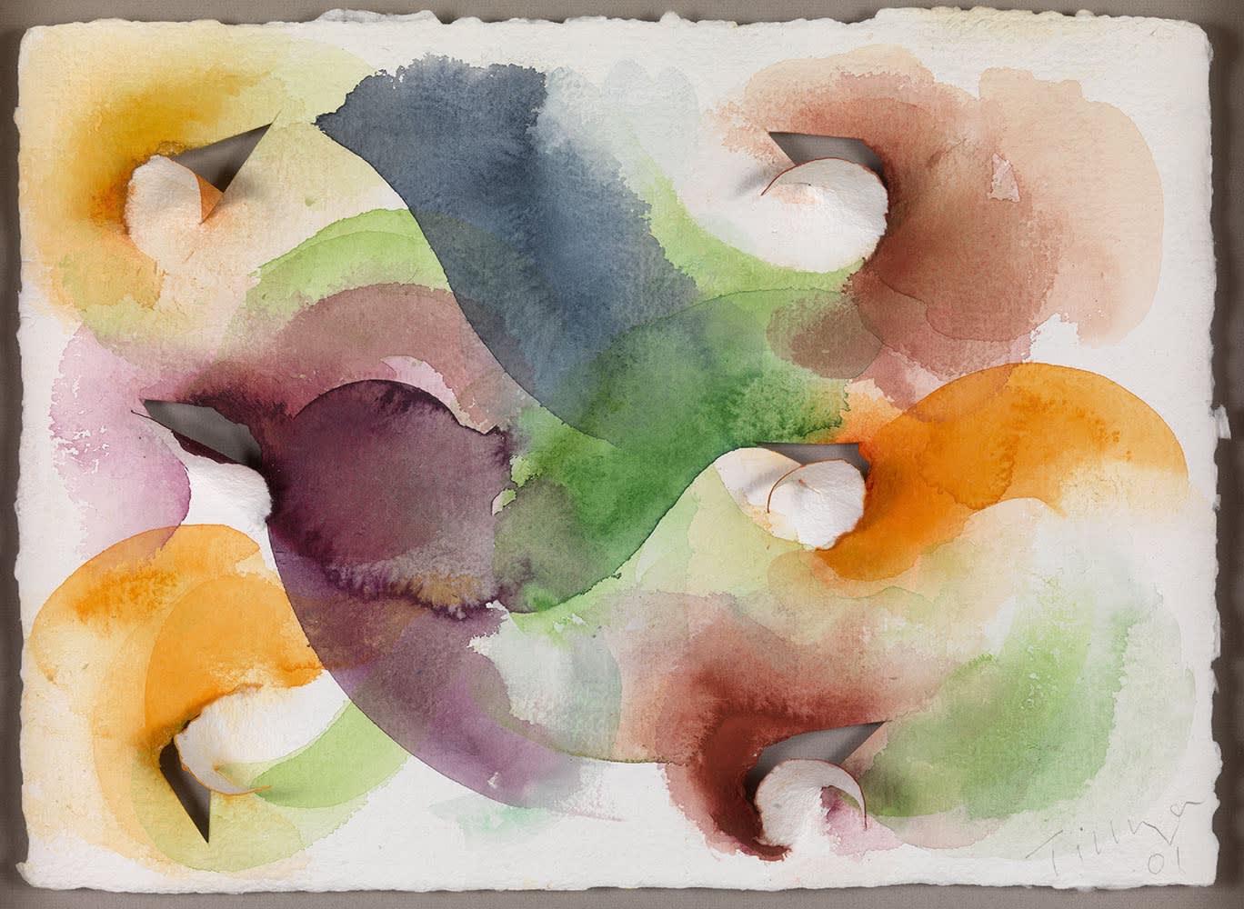 William Tillyer, The Bedford Hills (6/10), 2001