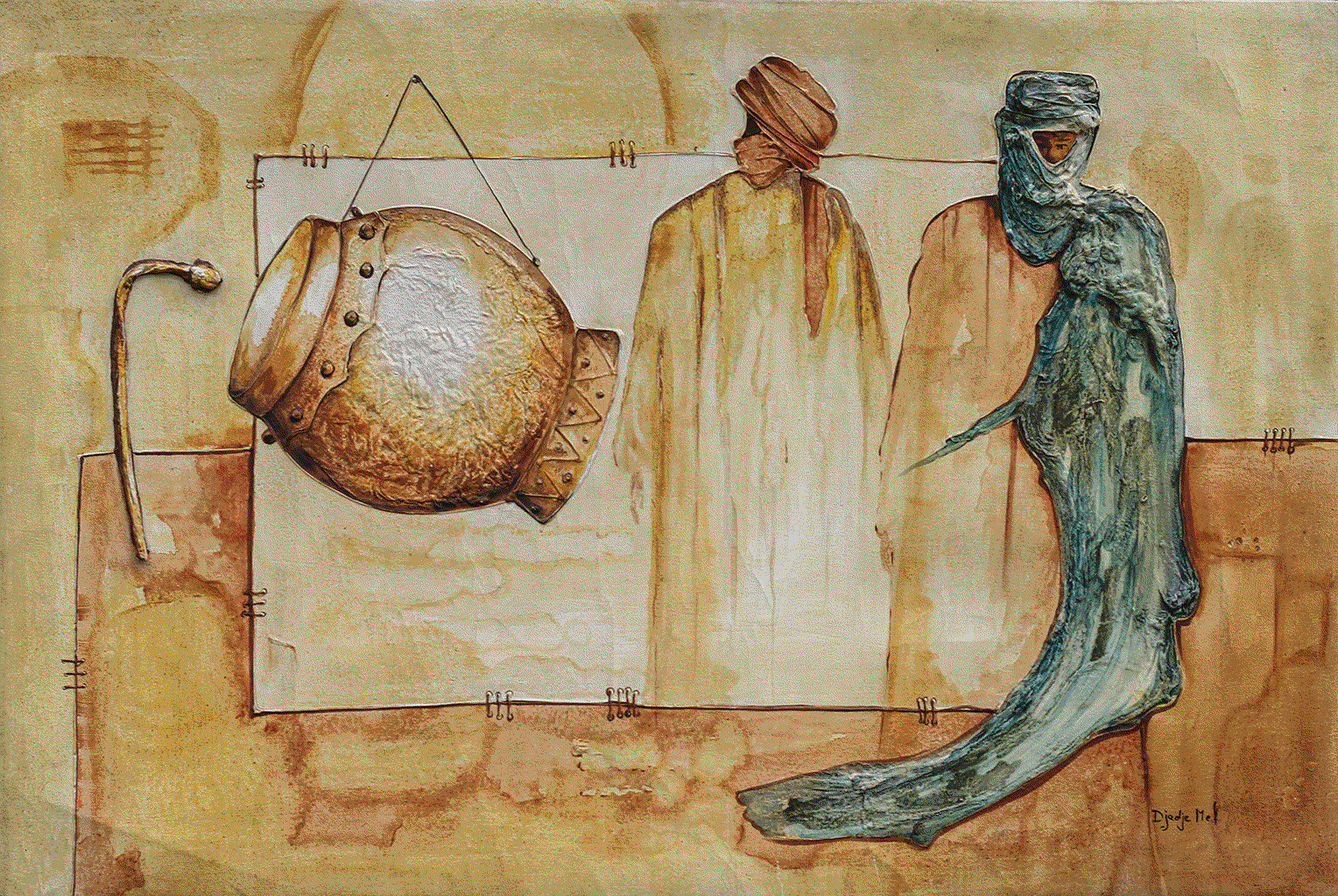 Discover the stunning artworks of Djedje Mel, including the piece 